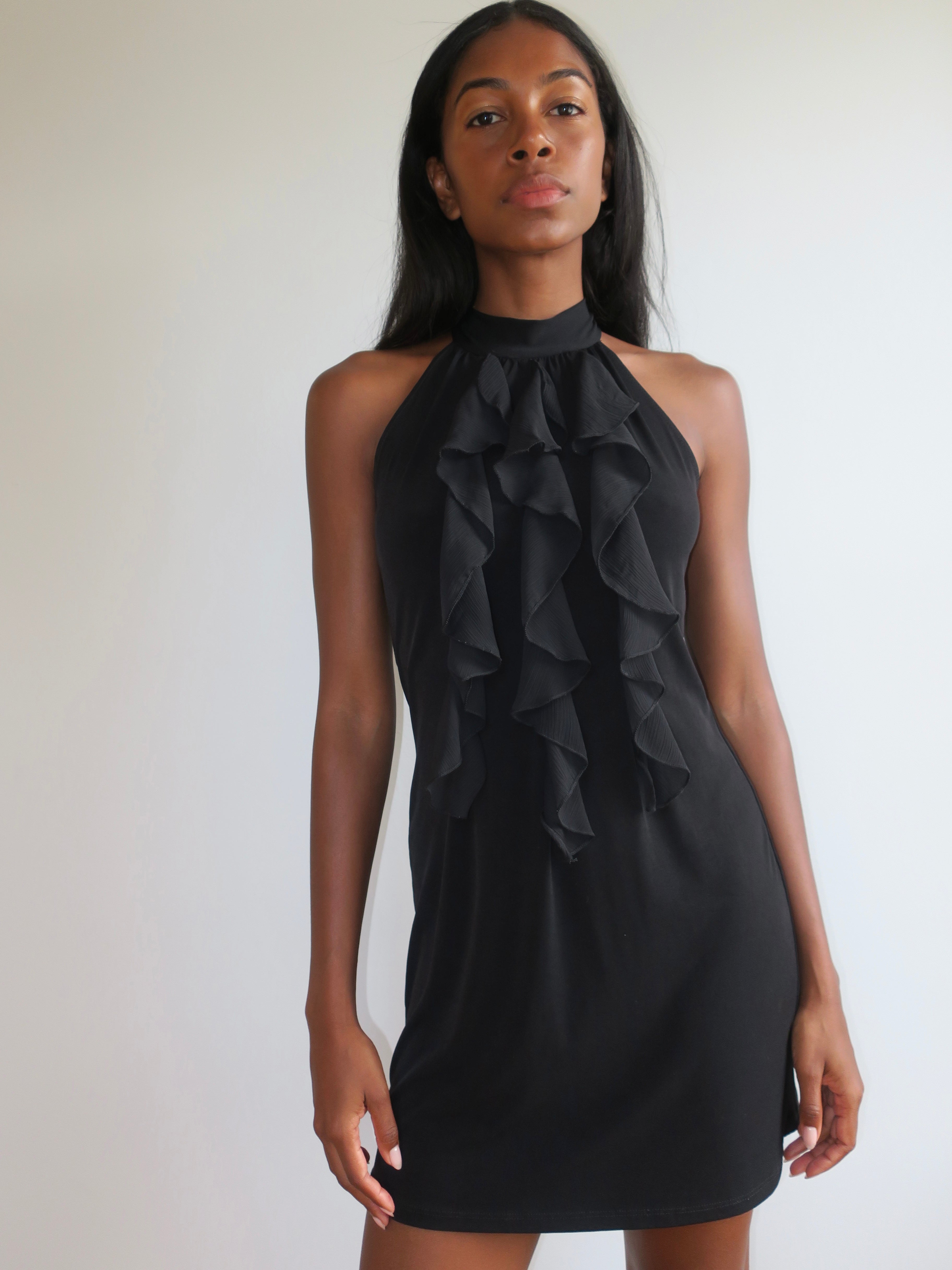 Byer California Y2k Ruffle Mini Dress
