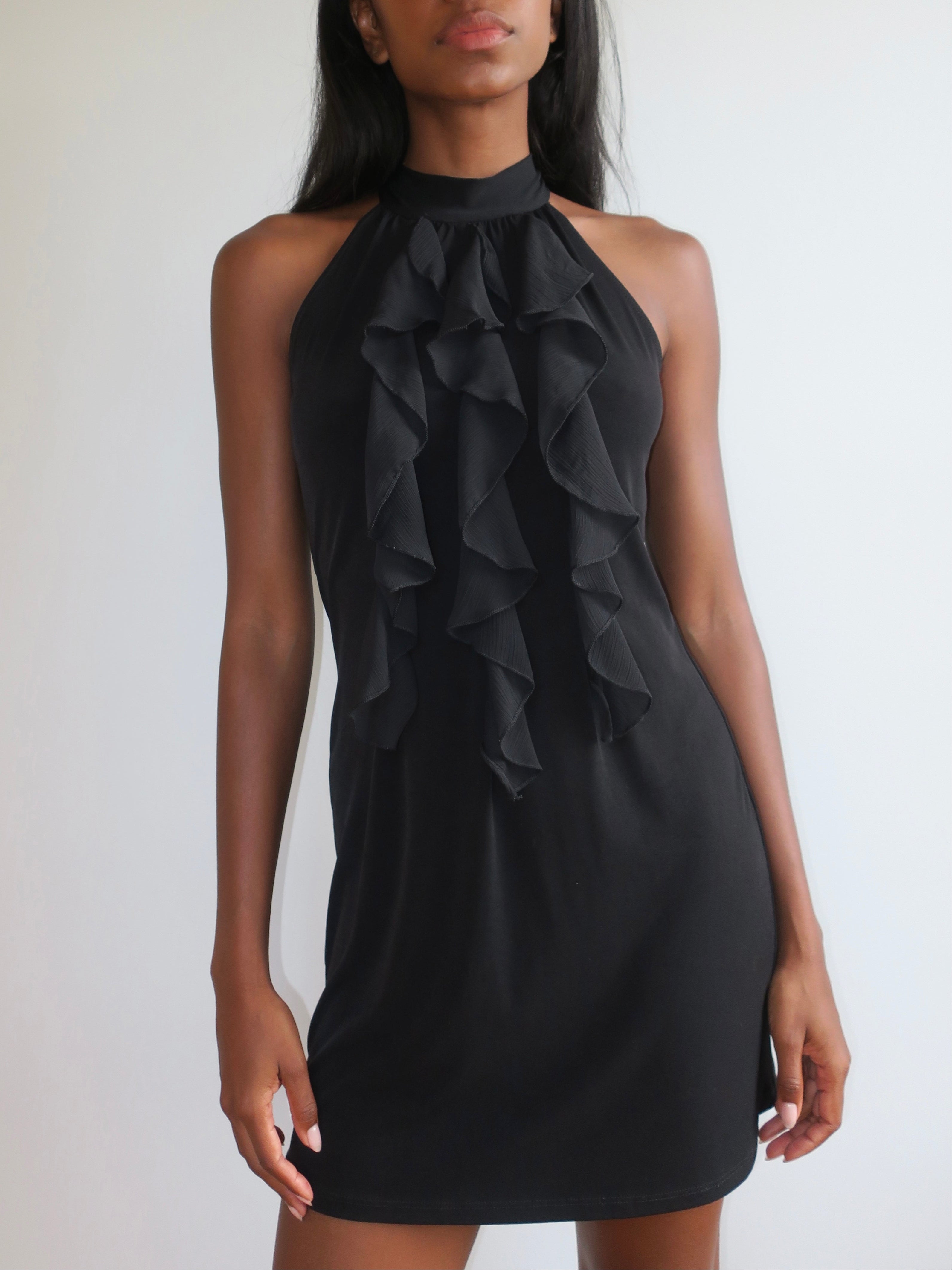 Byer California Y2k Ruffle Mini Dress