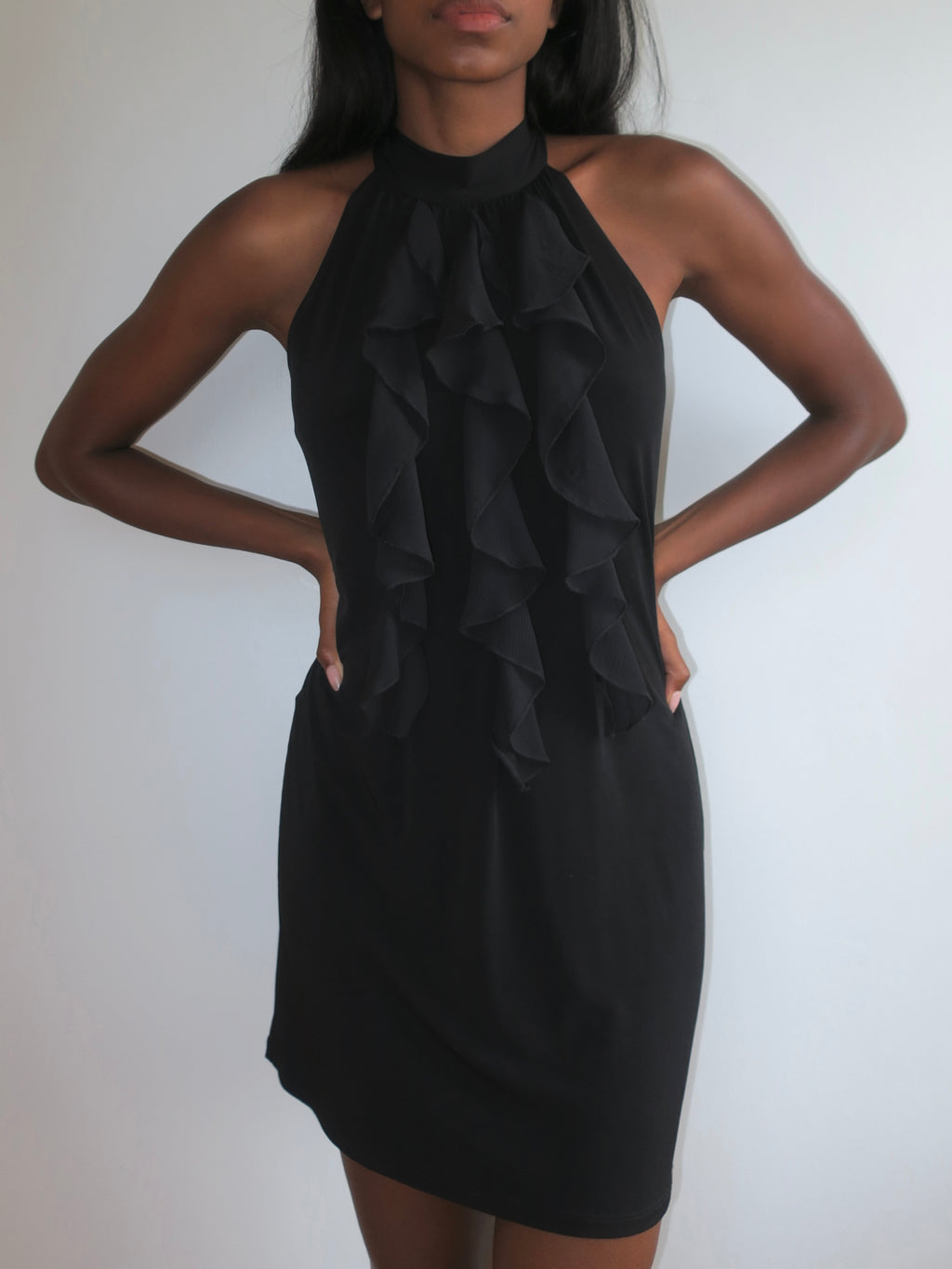 Byer California Y2k Ruffle Mini Dress