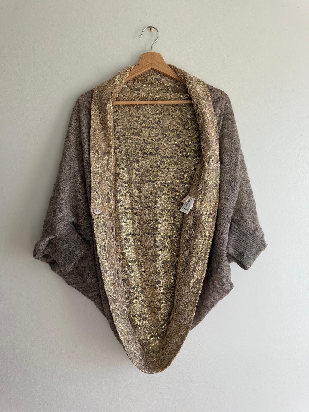 Batwing Lace Sweater / OS