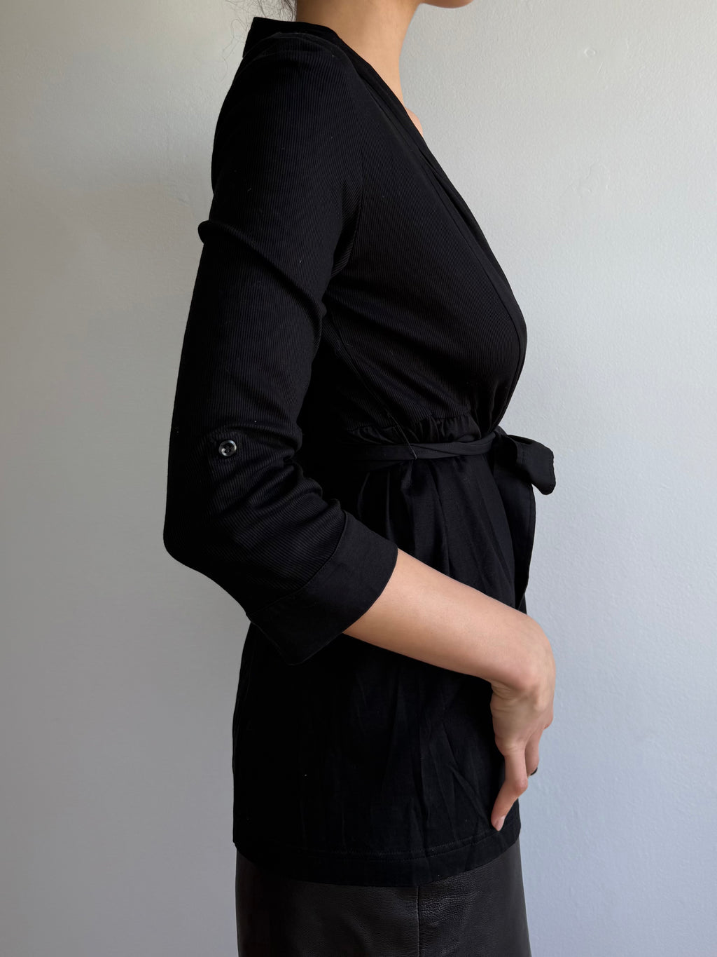 Courrèges Wrap Sleeve Cardigan / 38