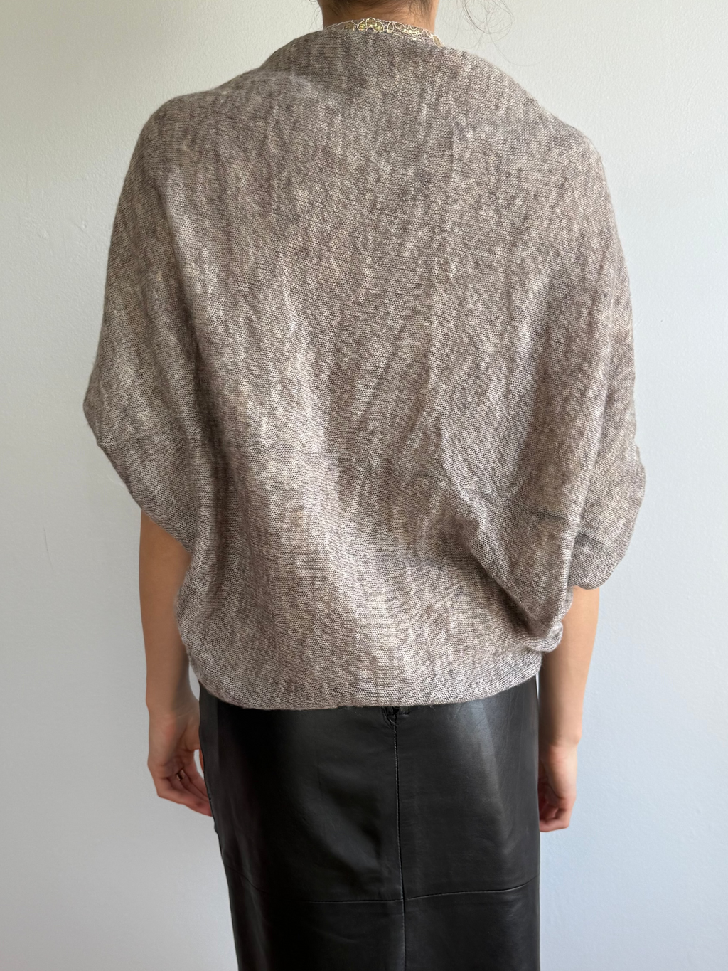 Batwing Lace Sweater / OS