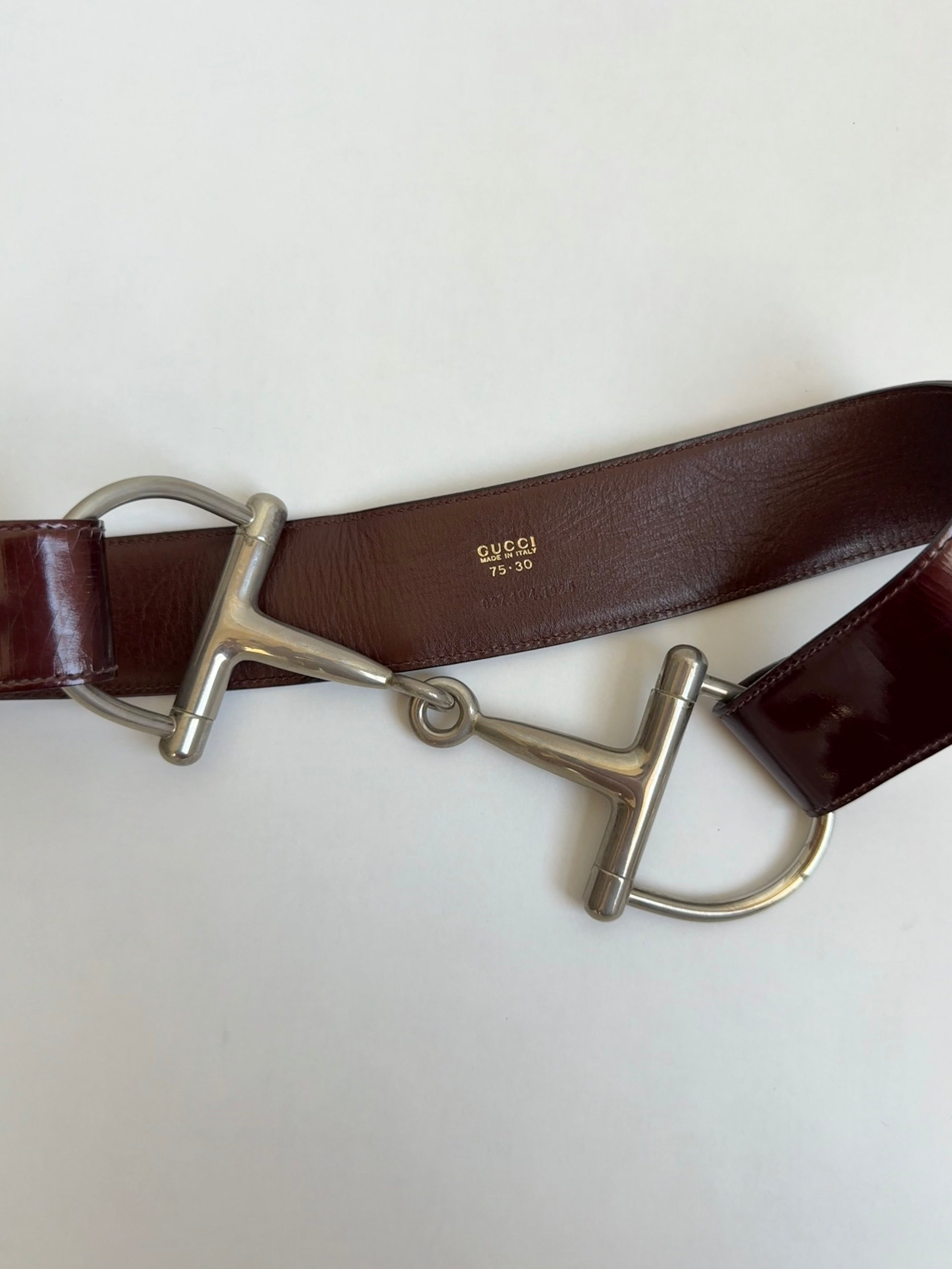 F/W 1995 Gucci Horsebit belt