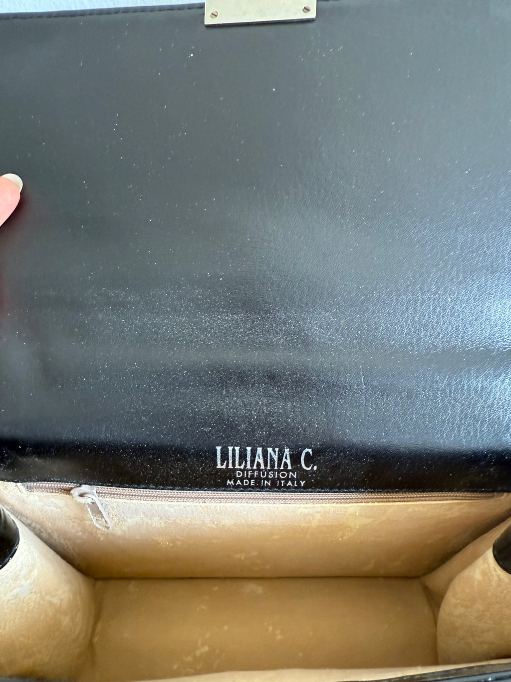 90s Patent Leather Handbag