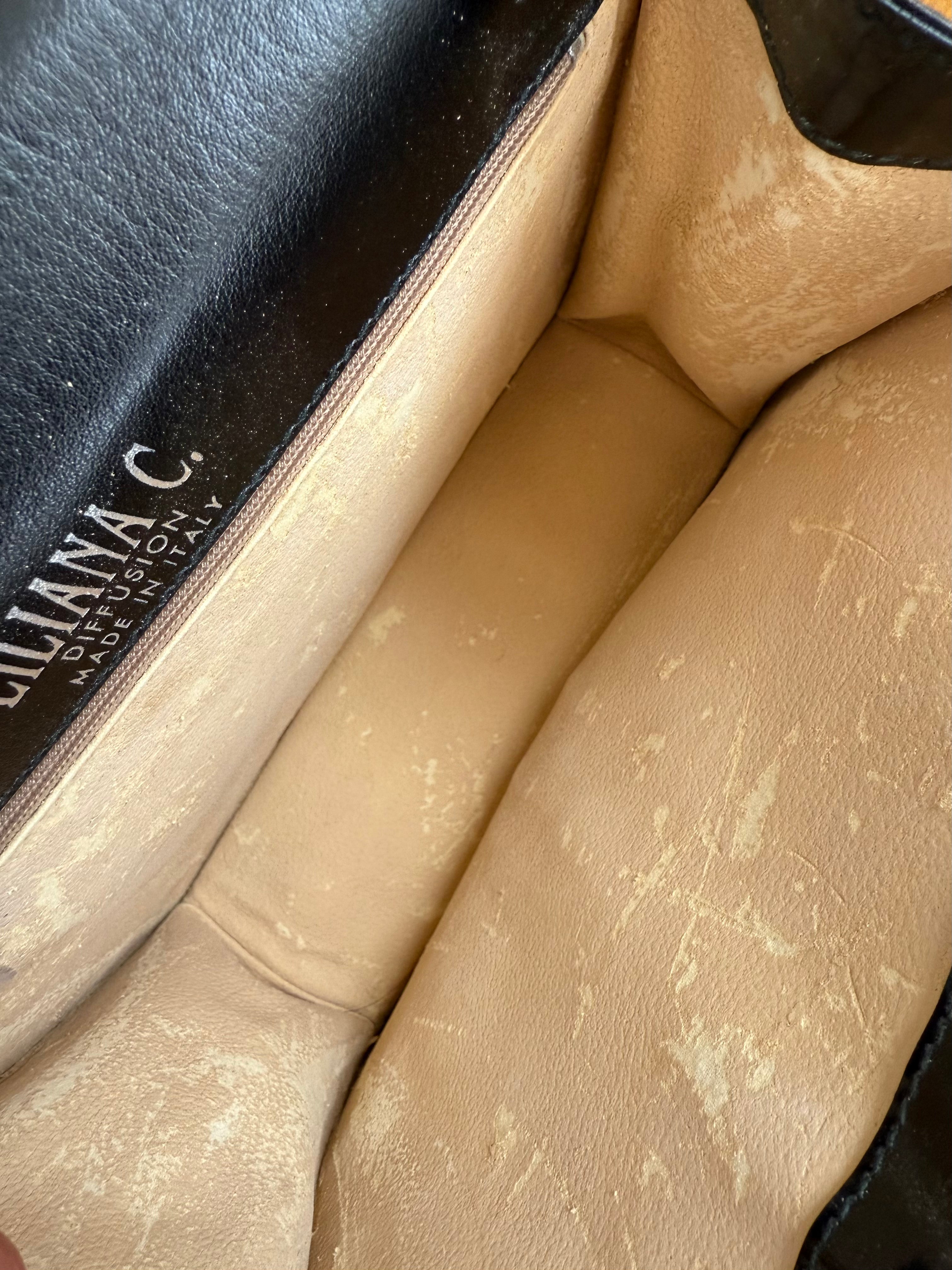 90s Patent Leather Handbag
