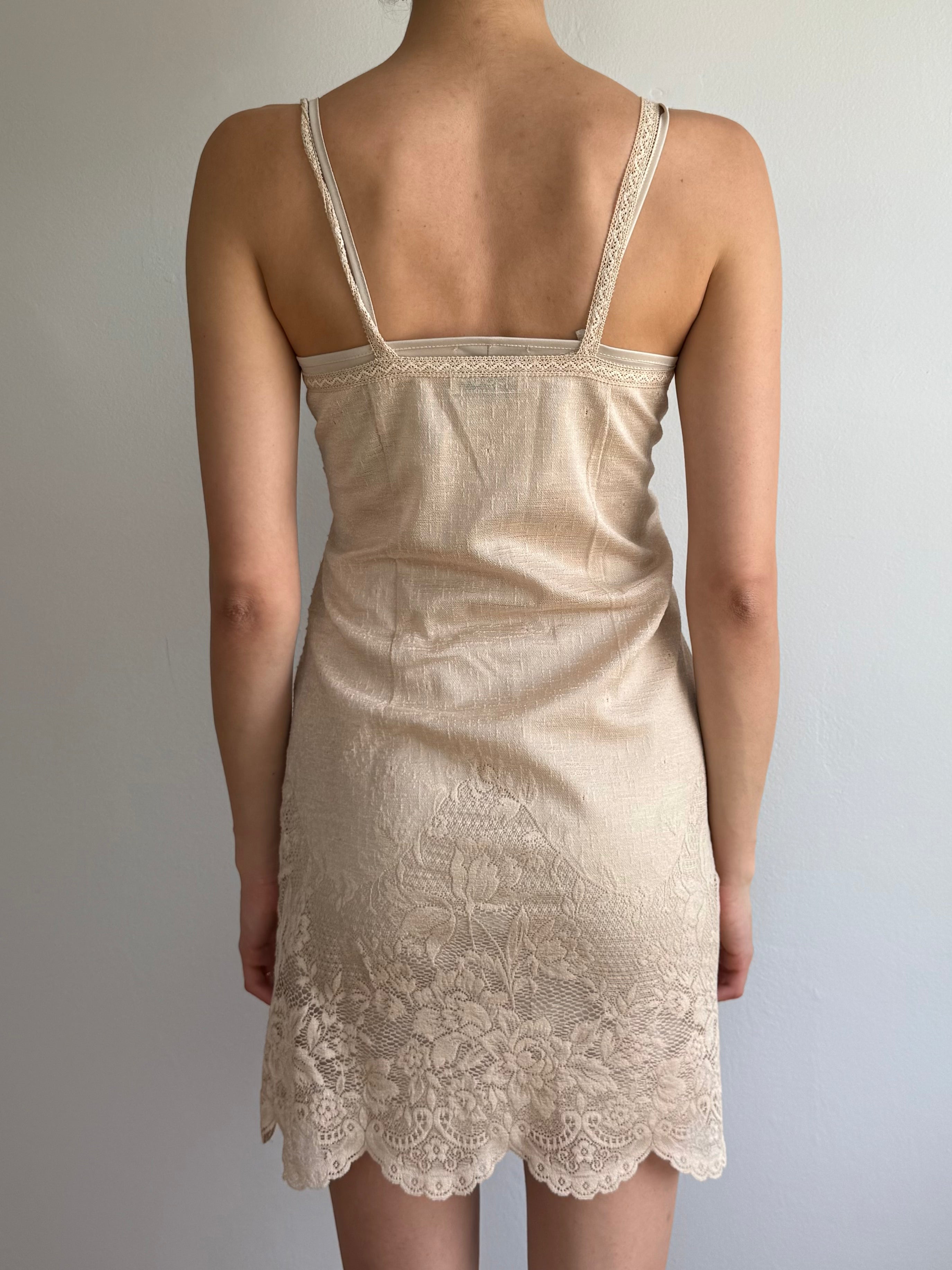 Two-Piece Lace Tank Dress / XS