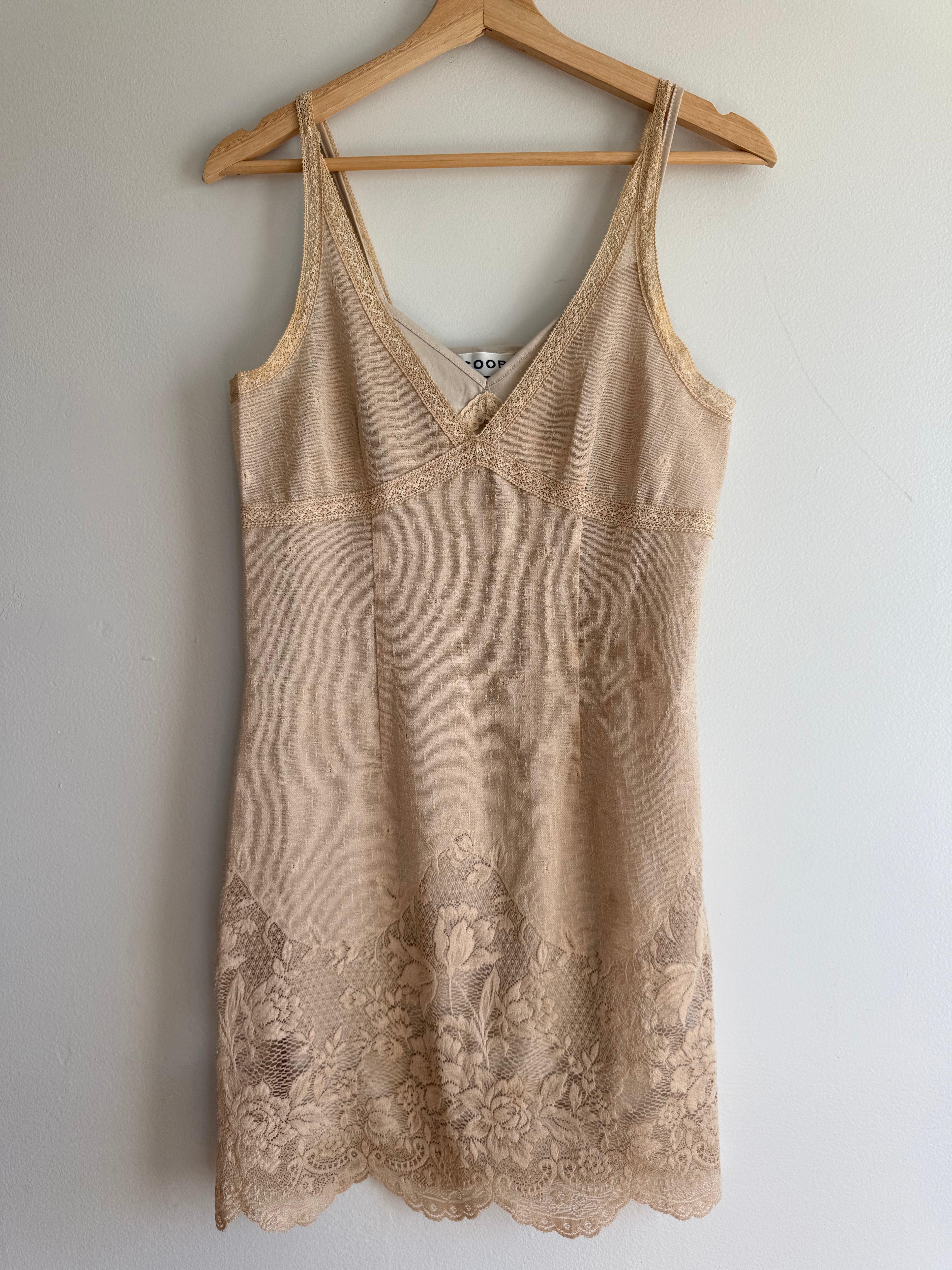 Two-Piece Lace Tank Dress / XS