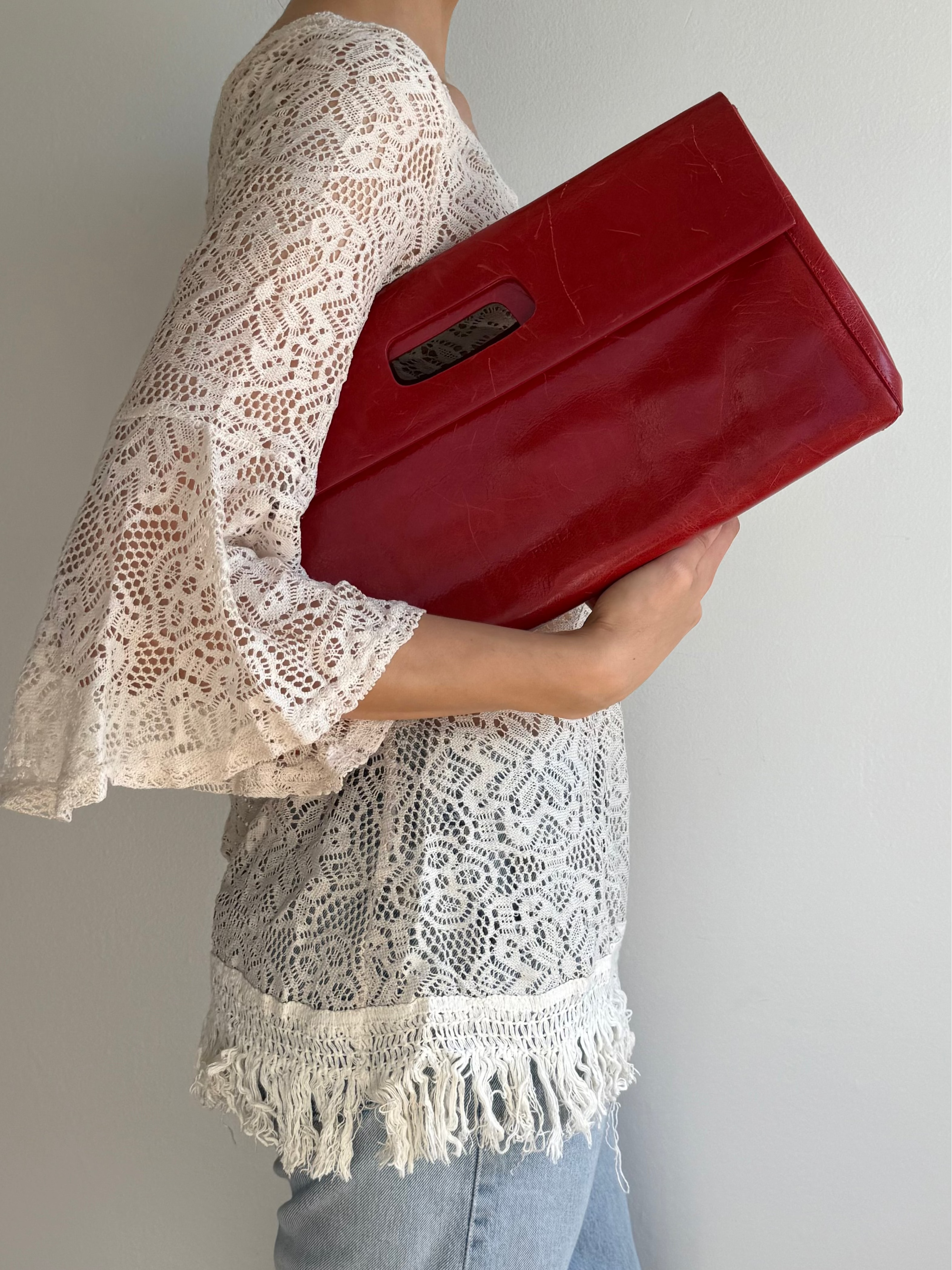 Vintage Furla Leather clutch