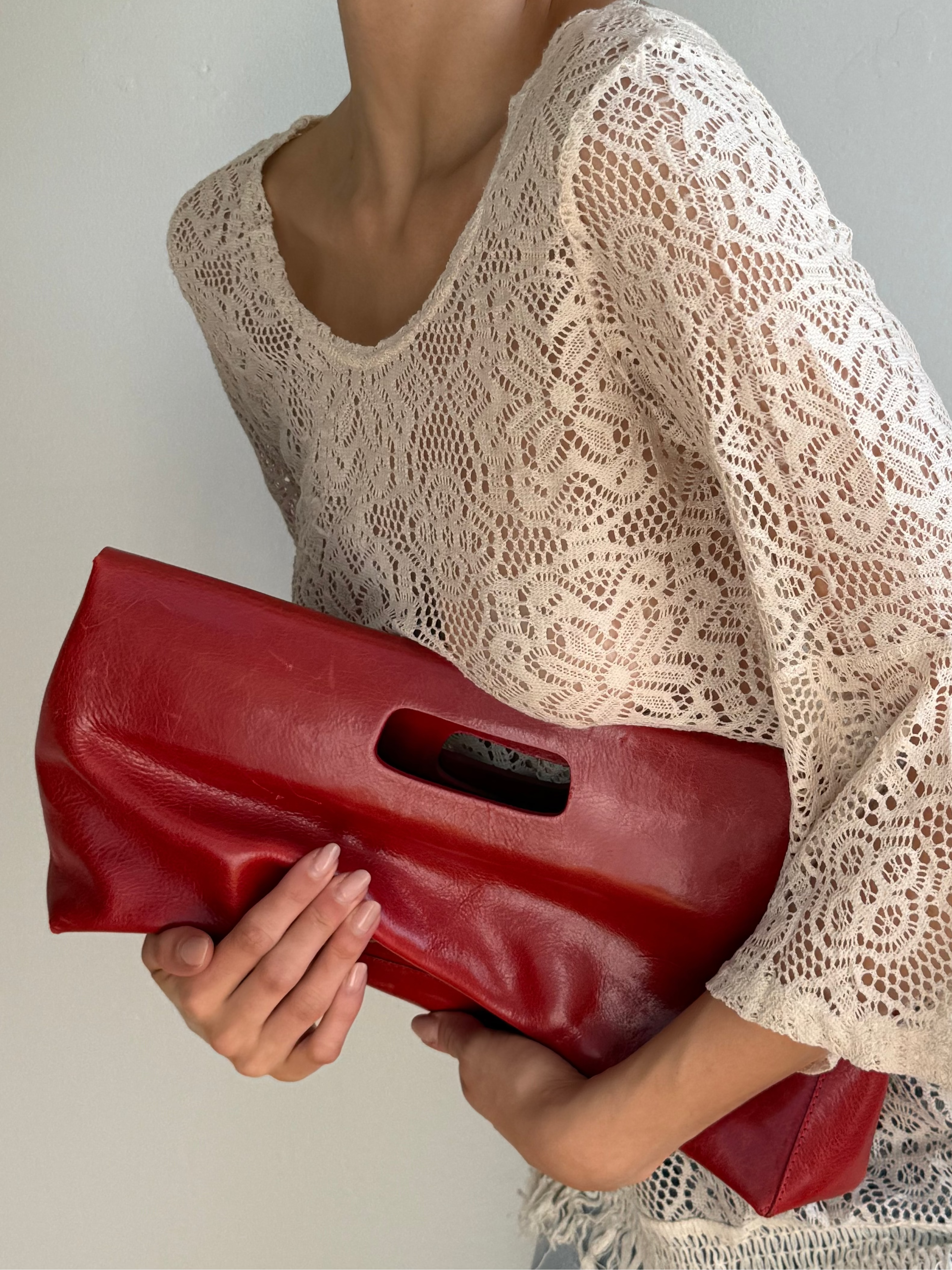 Vintage Furla Leather clutch