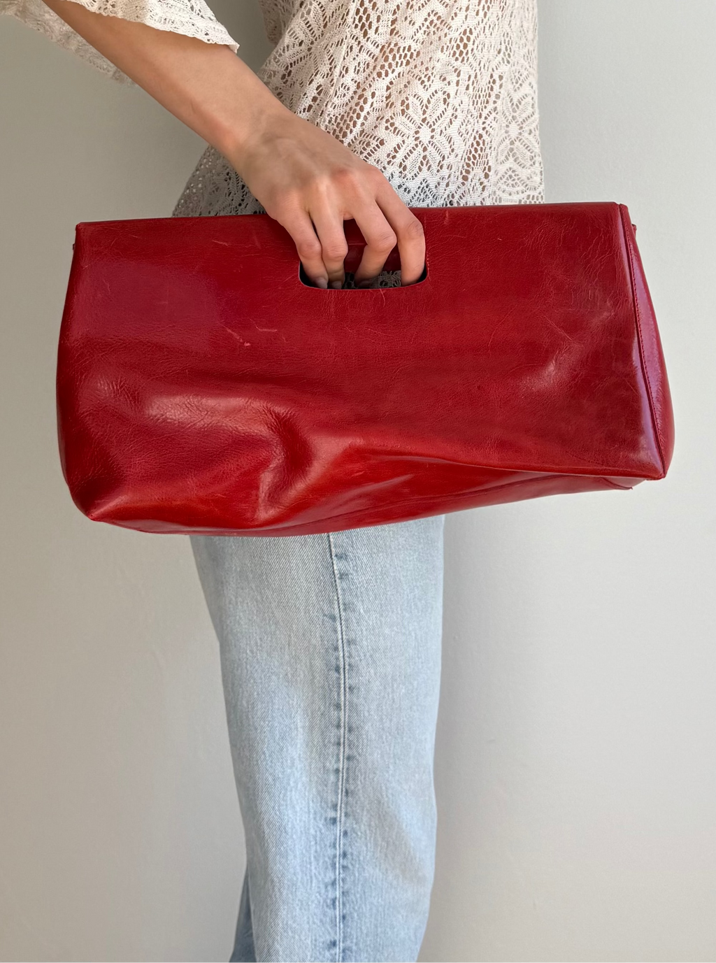 Vintage Furla Leather clutch