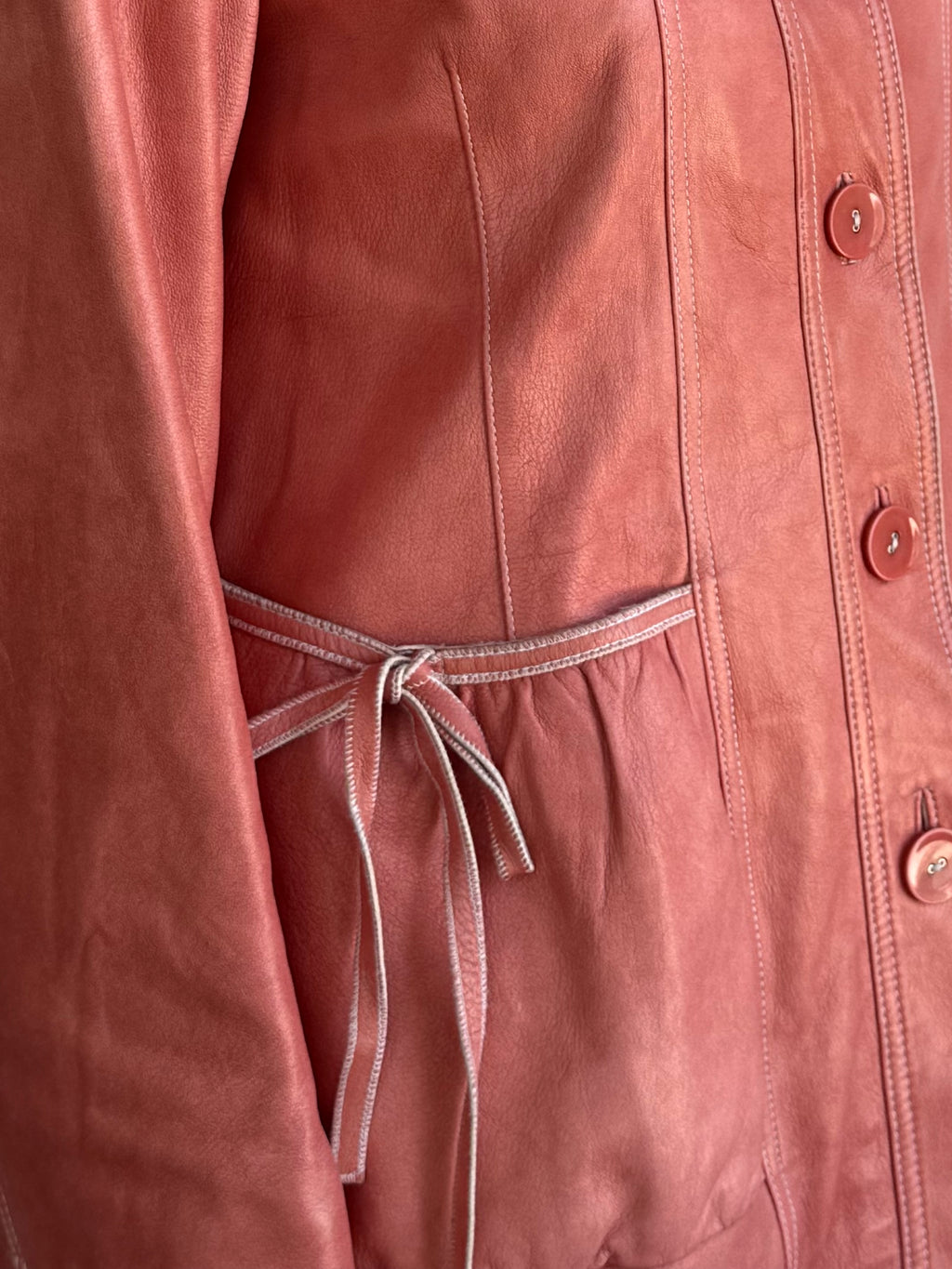 Vintage Sheepskin Leather Jacket L