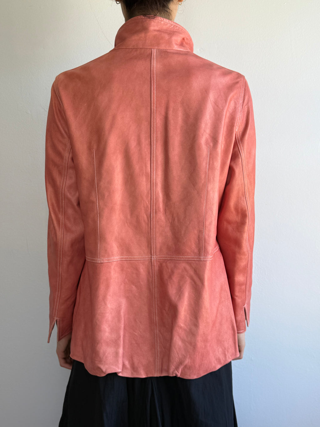 Vintage Sheepskin Leather Jacket L
