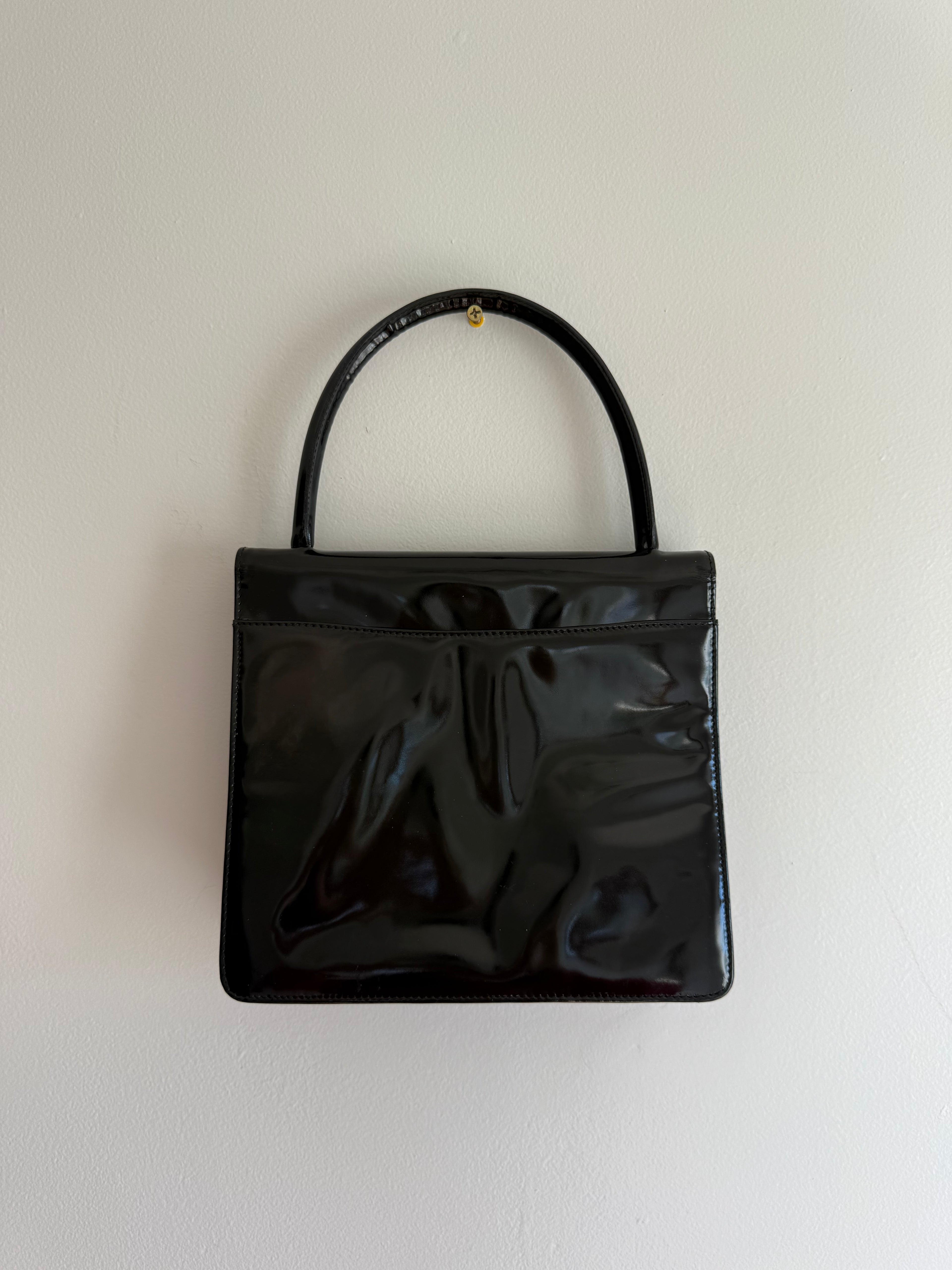 90s Patent Leather Handbag