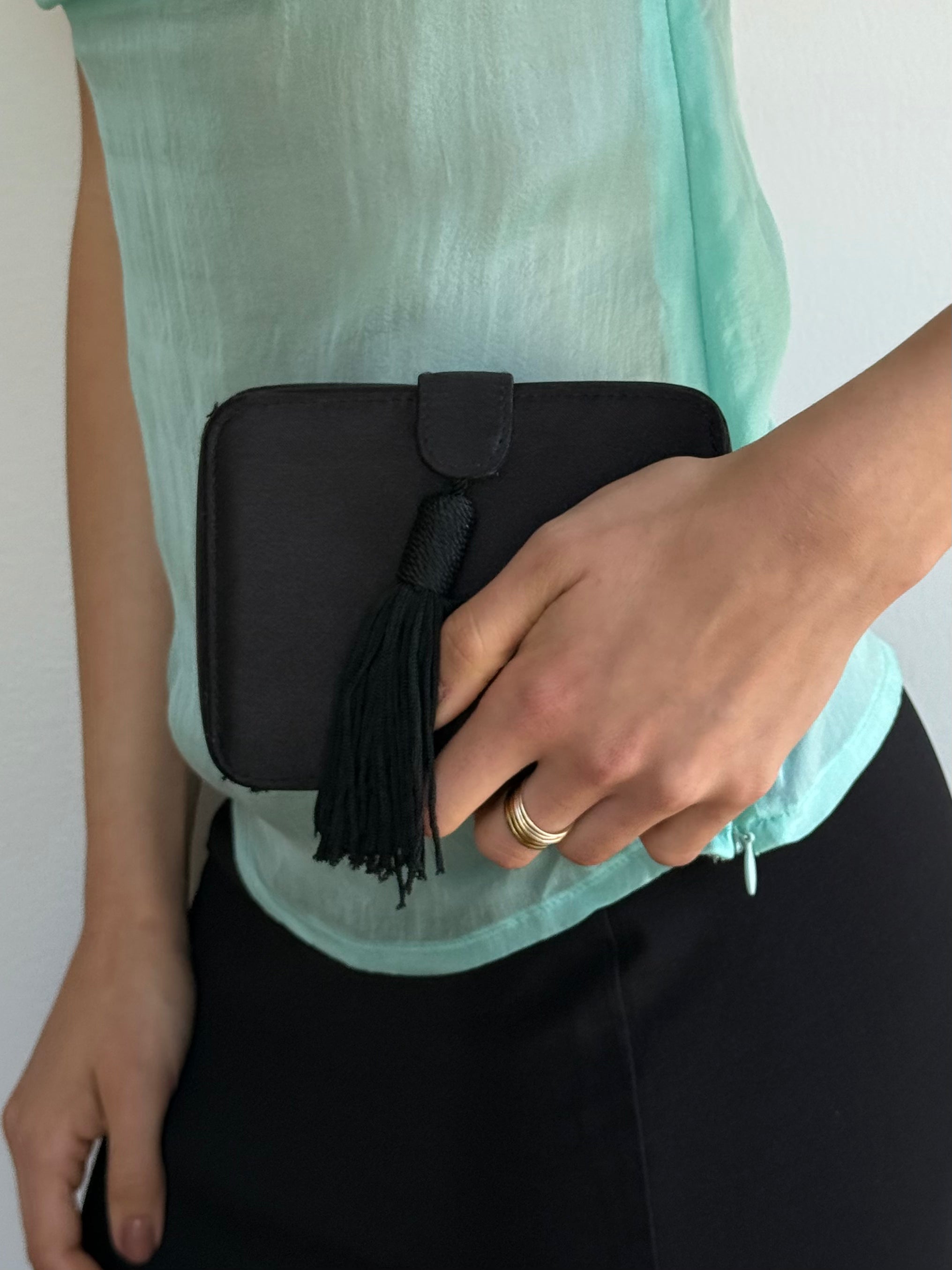 Vintage Jessica McClintok Satin Bag