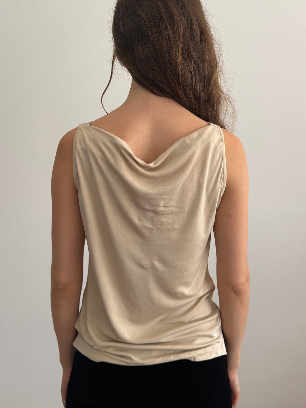 90s Cowl Neck Tank / S