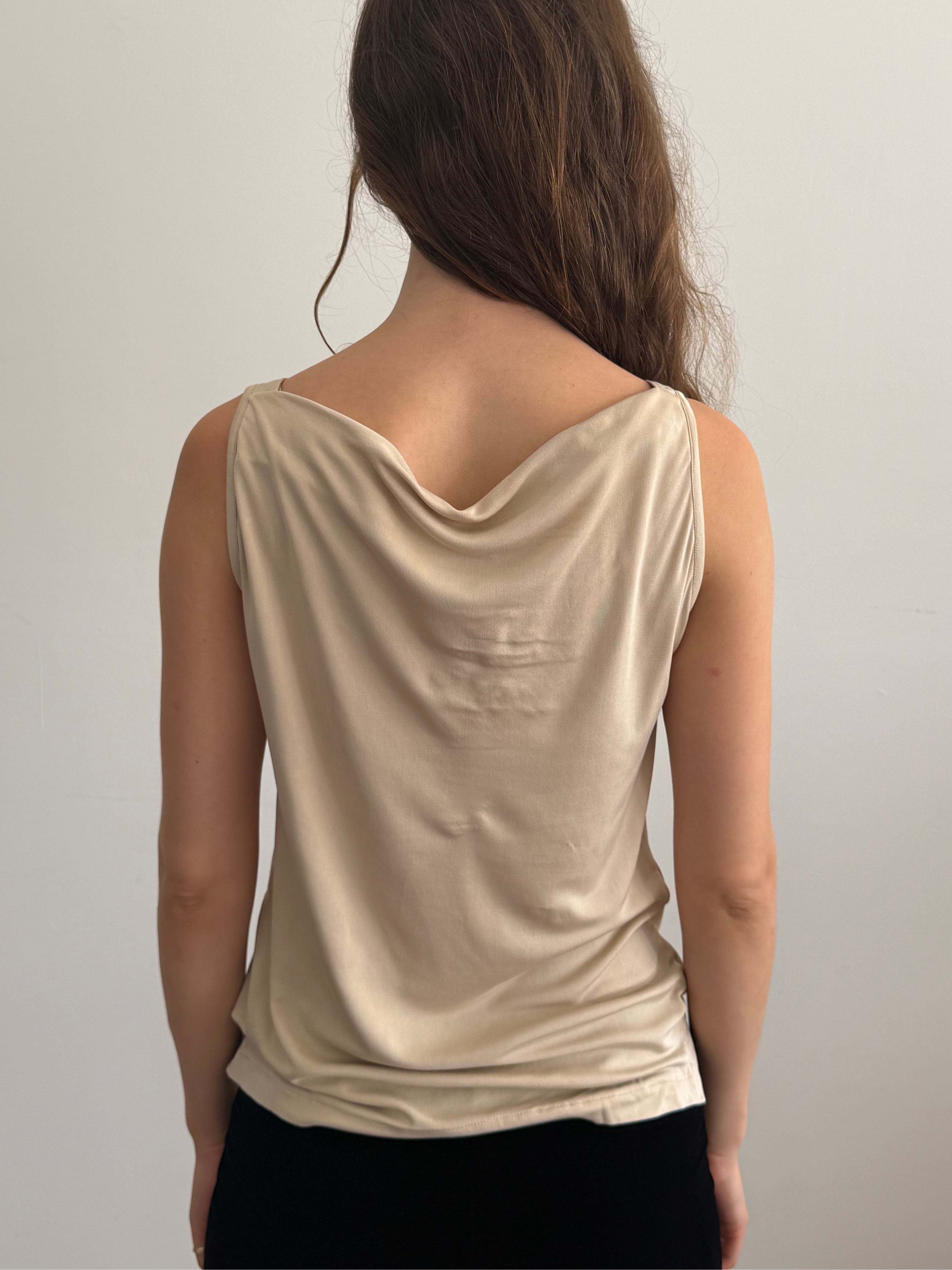 90s Cowl Neck Tank / S