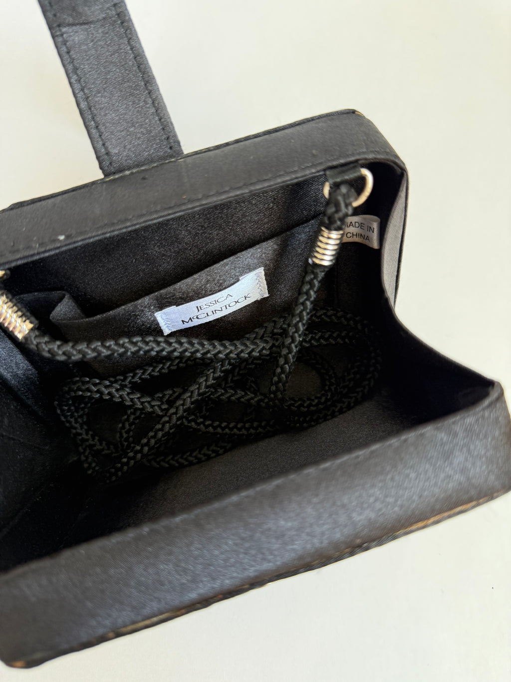 Vintage Jessica McClintok Satin Bag