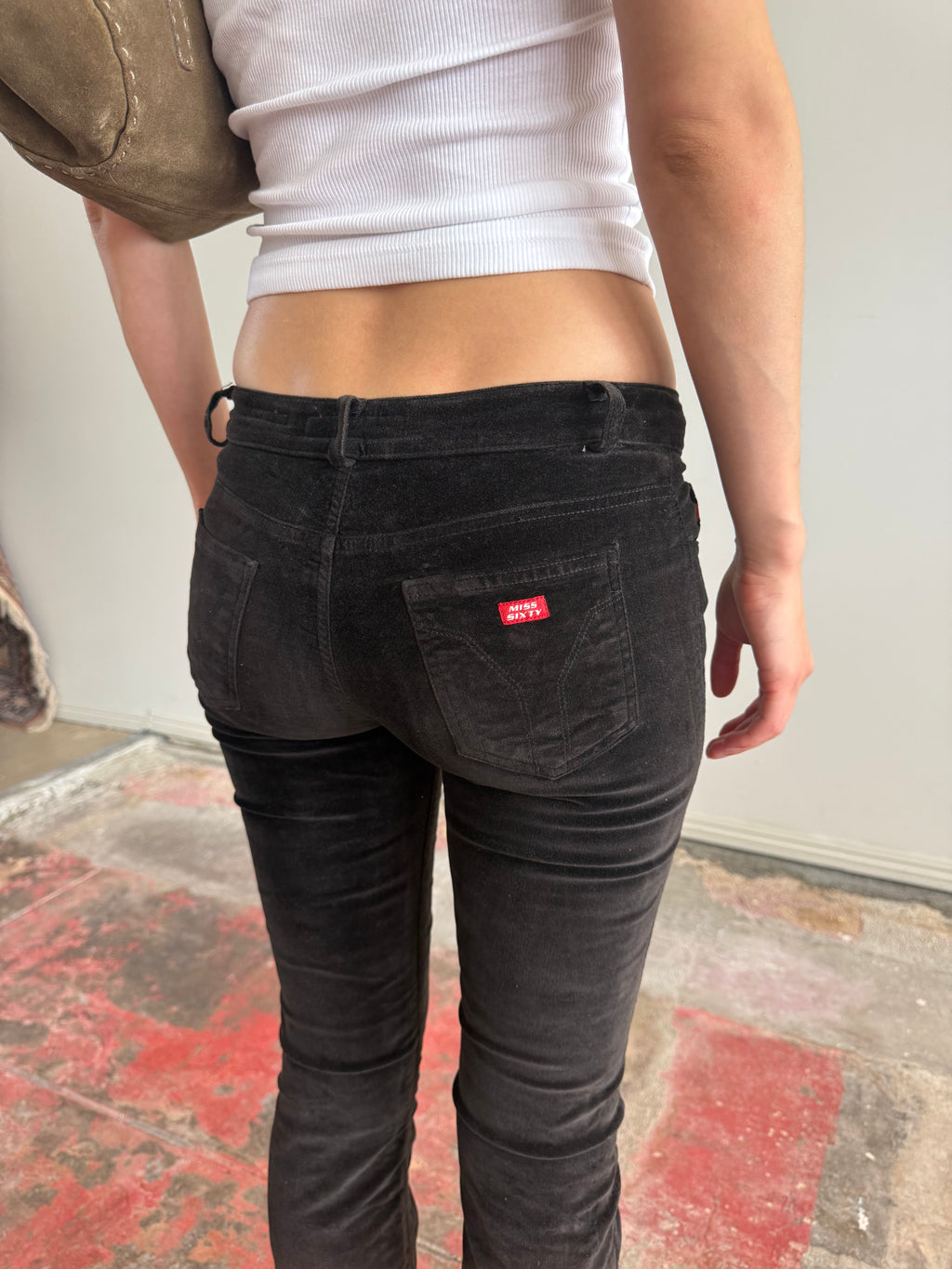 Miss Sixty Velvet Flare Pants