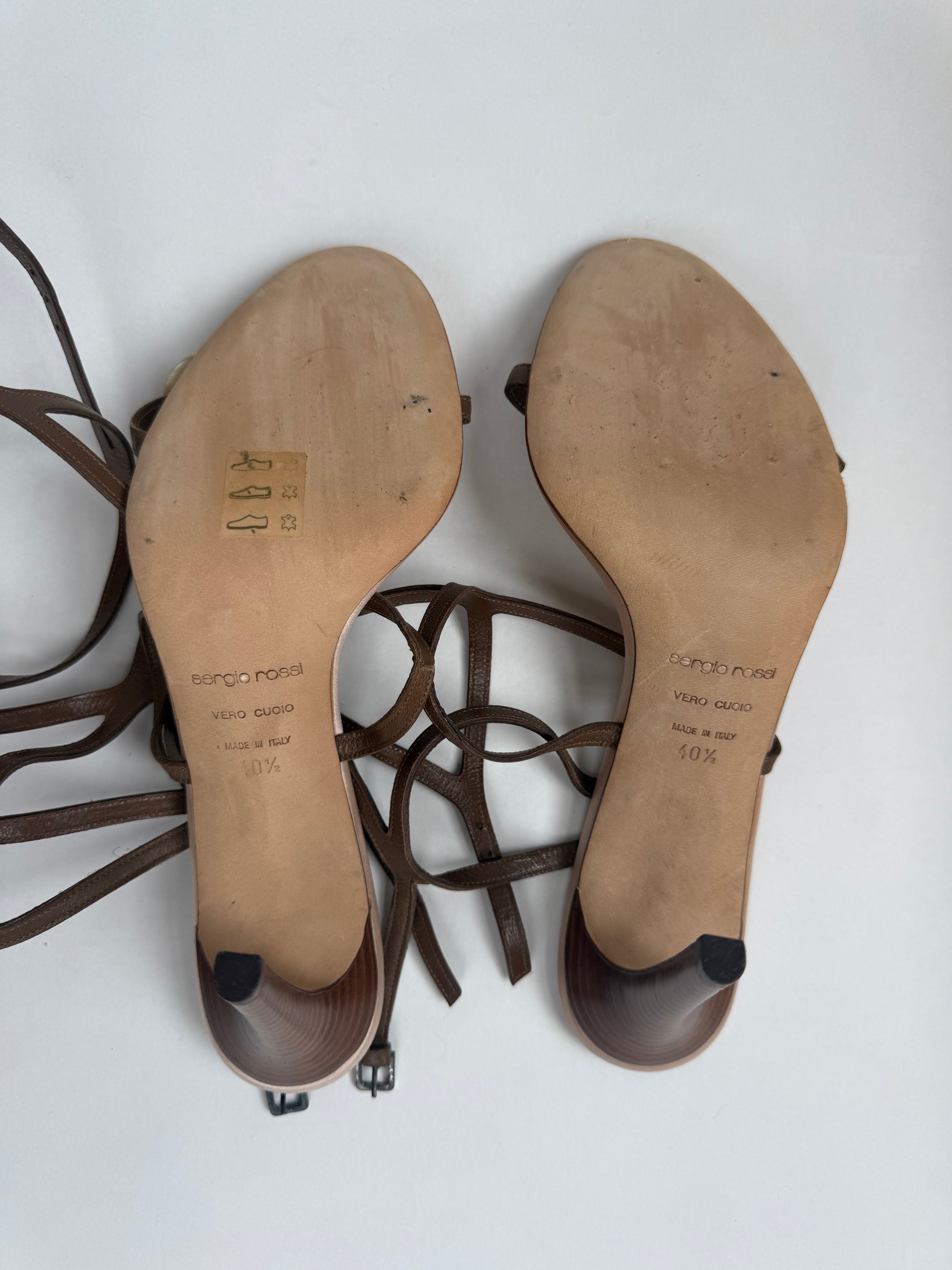 Sergio Rossi Mother of Pearl Heels / US 10