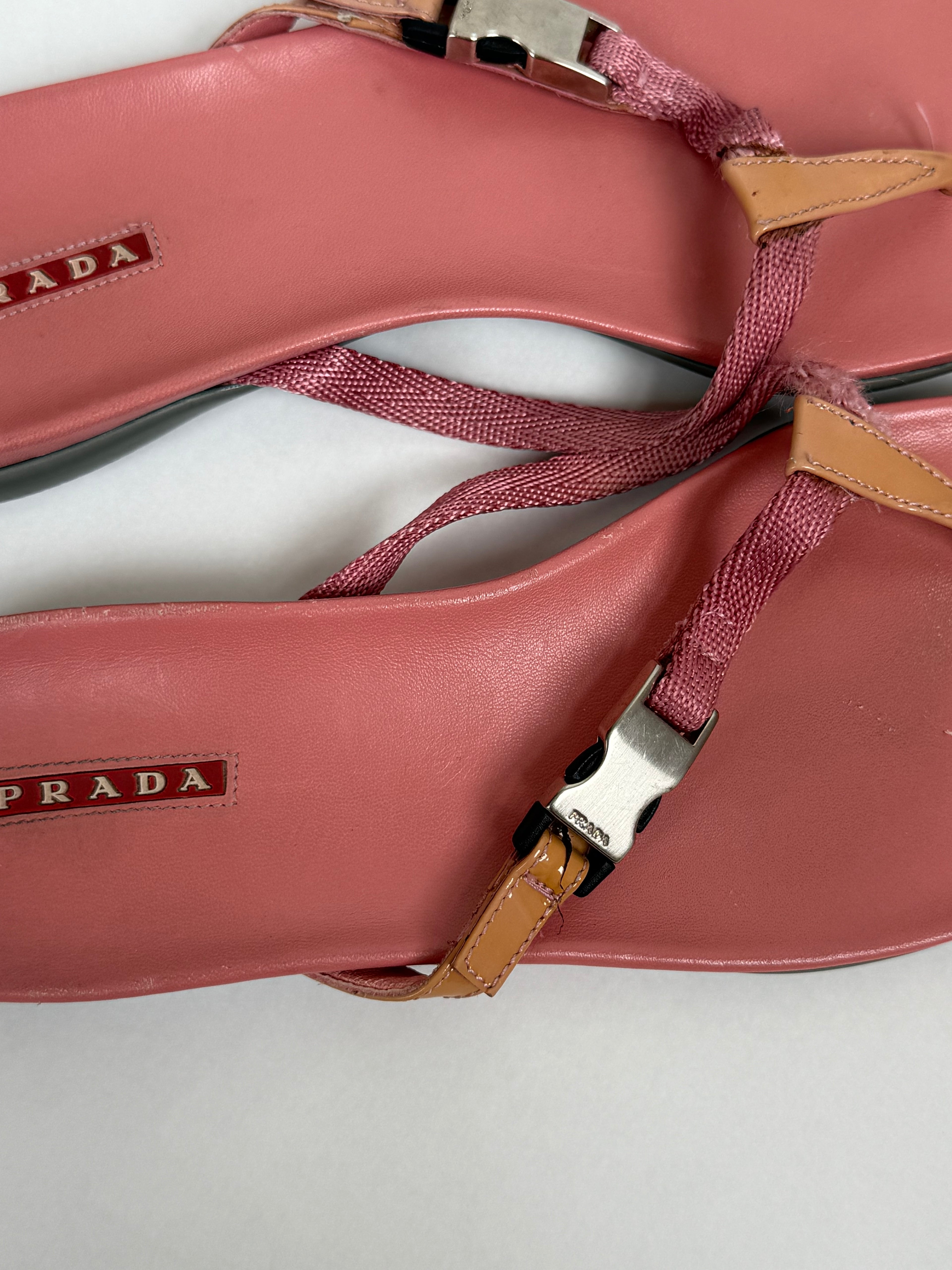 2000s Prada Sport Sandals / 37.5