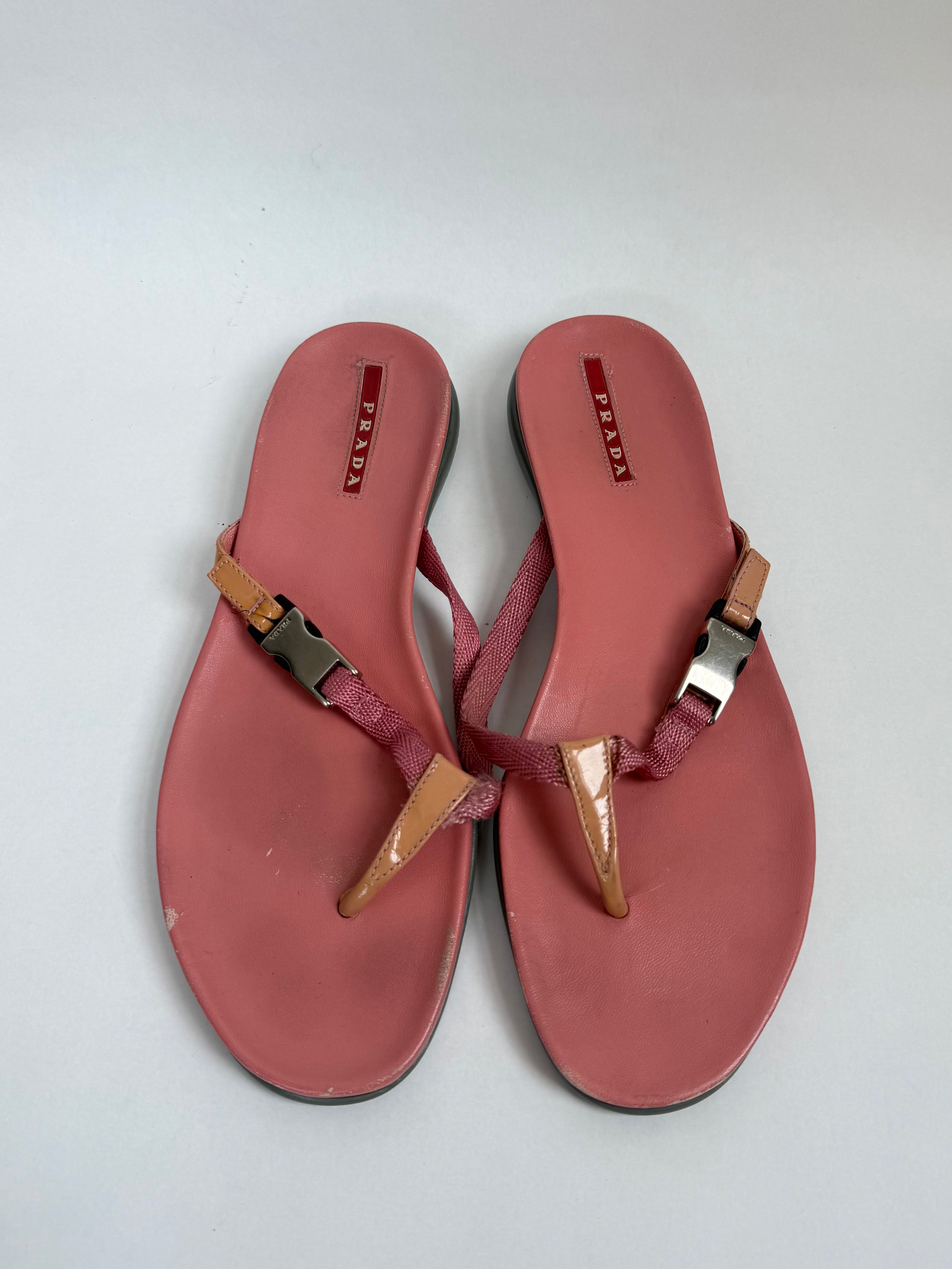 2000s Prada Sport Sandals / 37.5