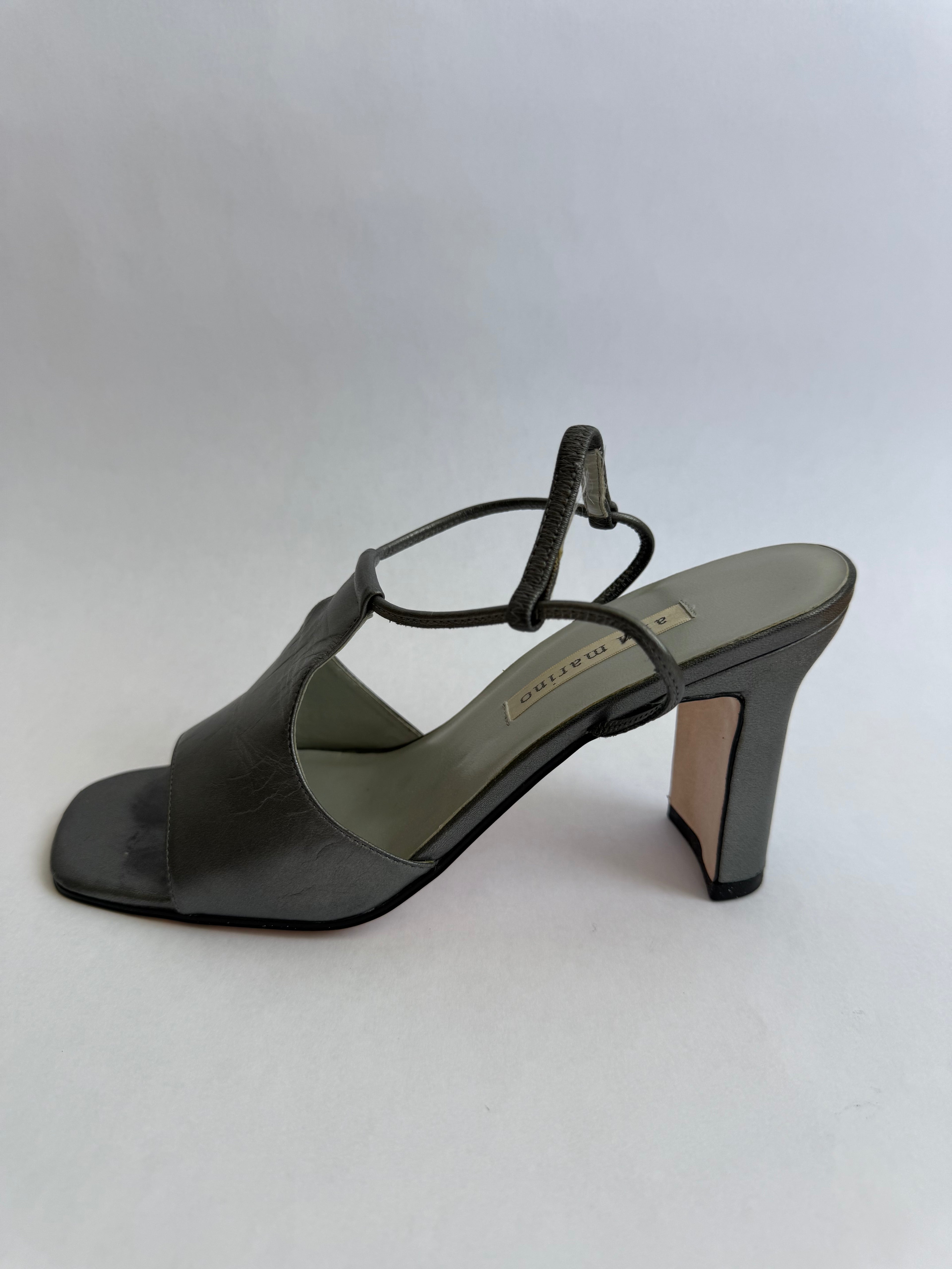 Ann Marino Metallic Heels