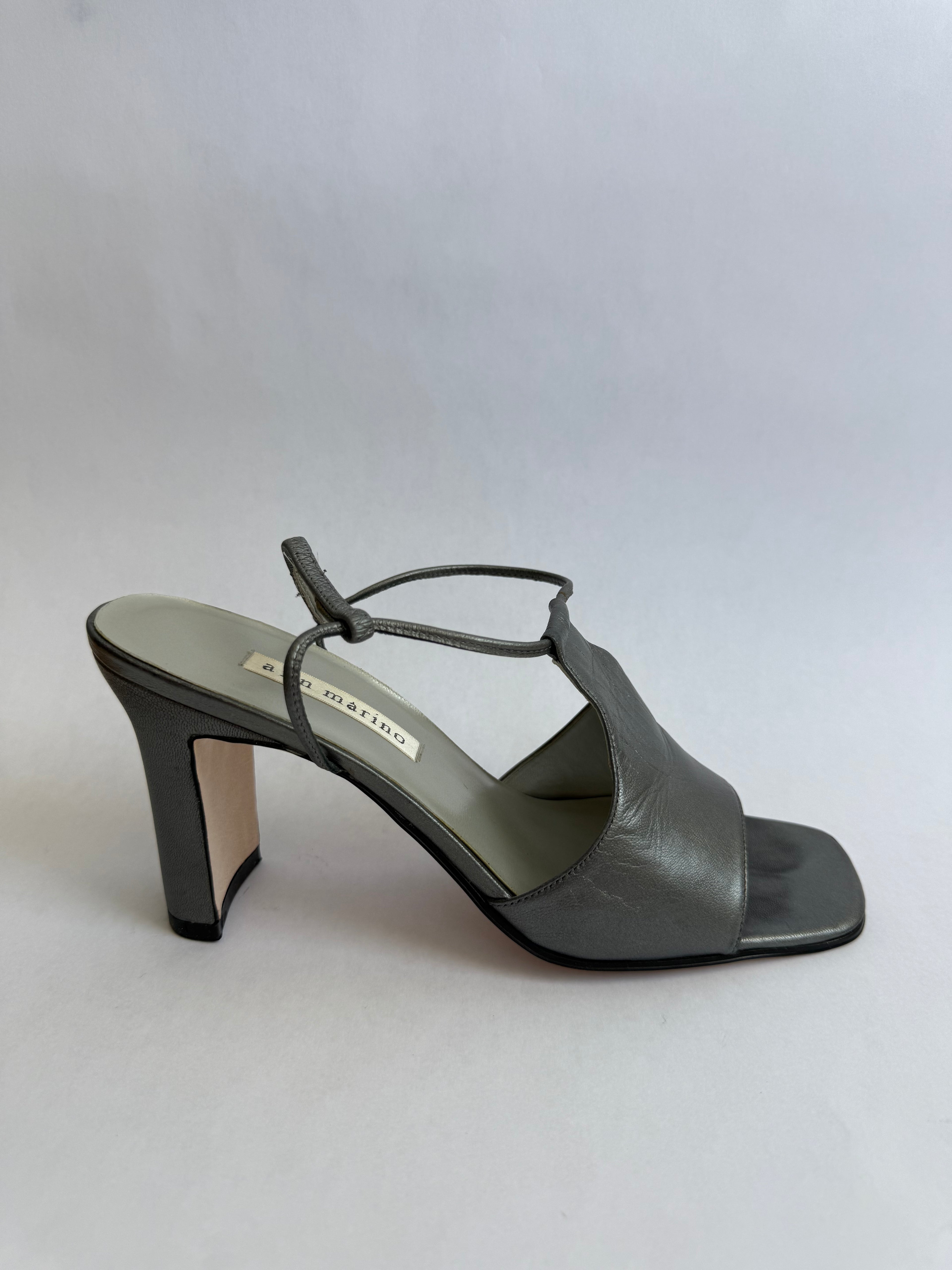 Ann Marino Metallic Heels