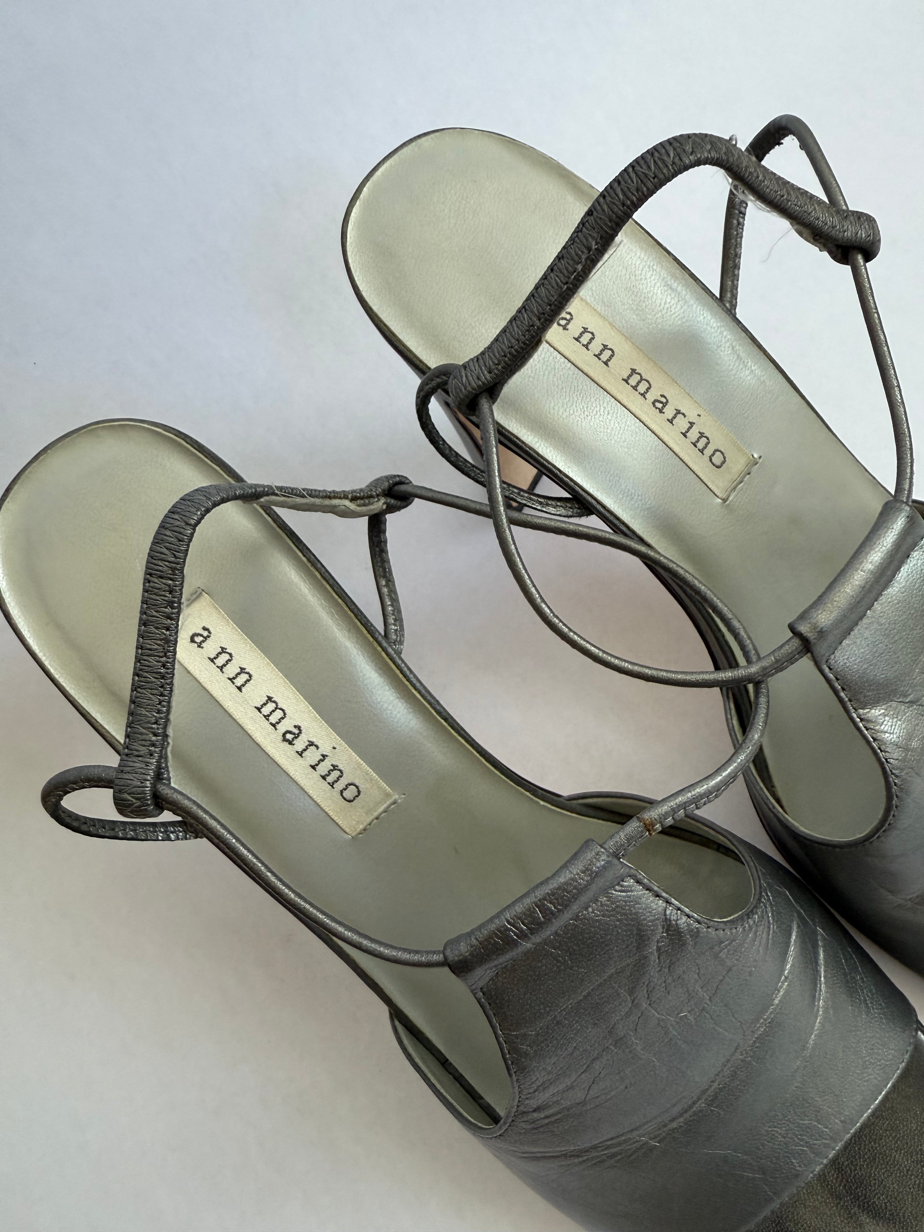 Ann Marino Metallic Heels