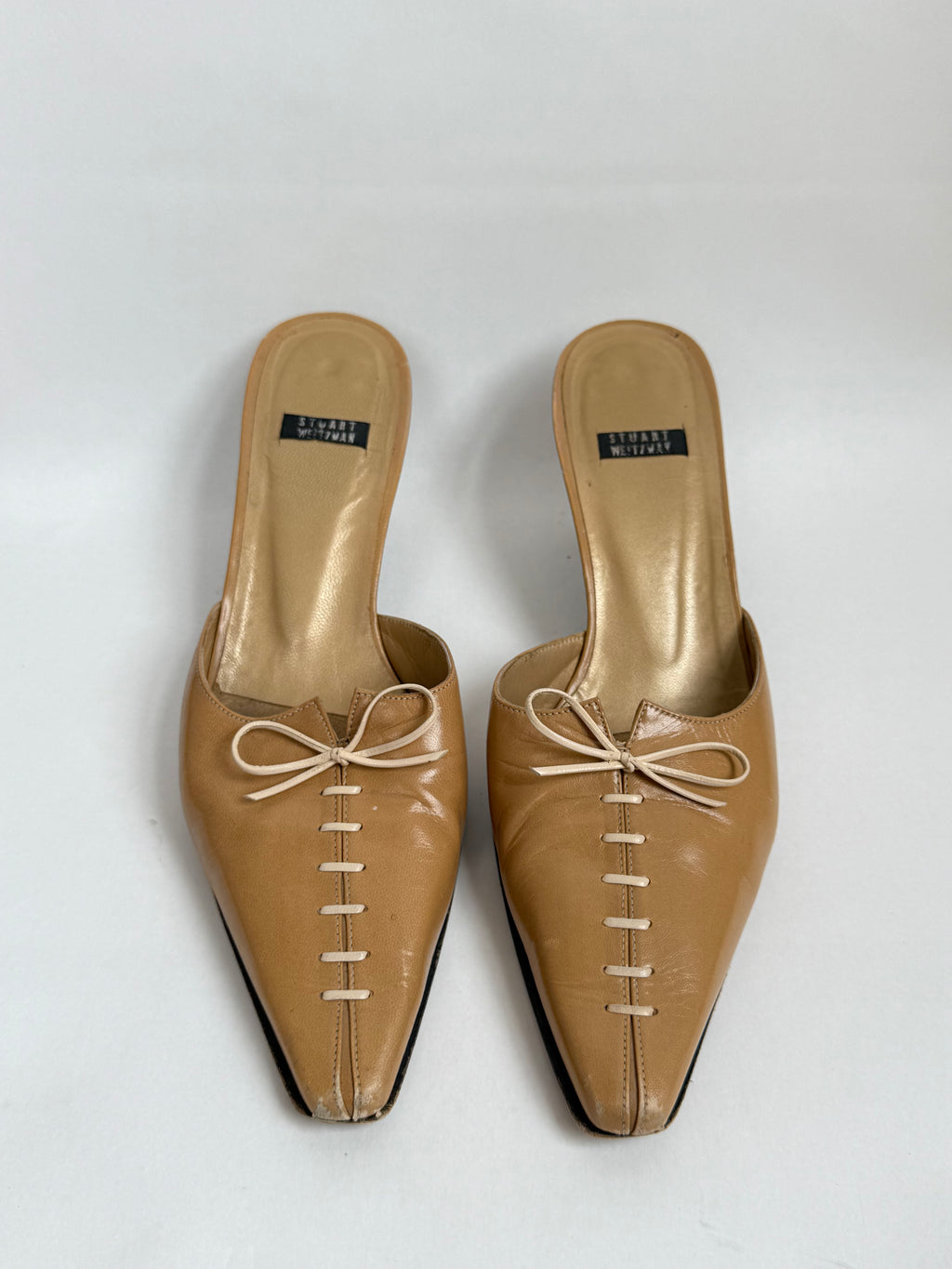 Stuart Weitzman Tie Mules / 7.5