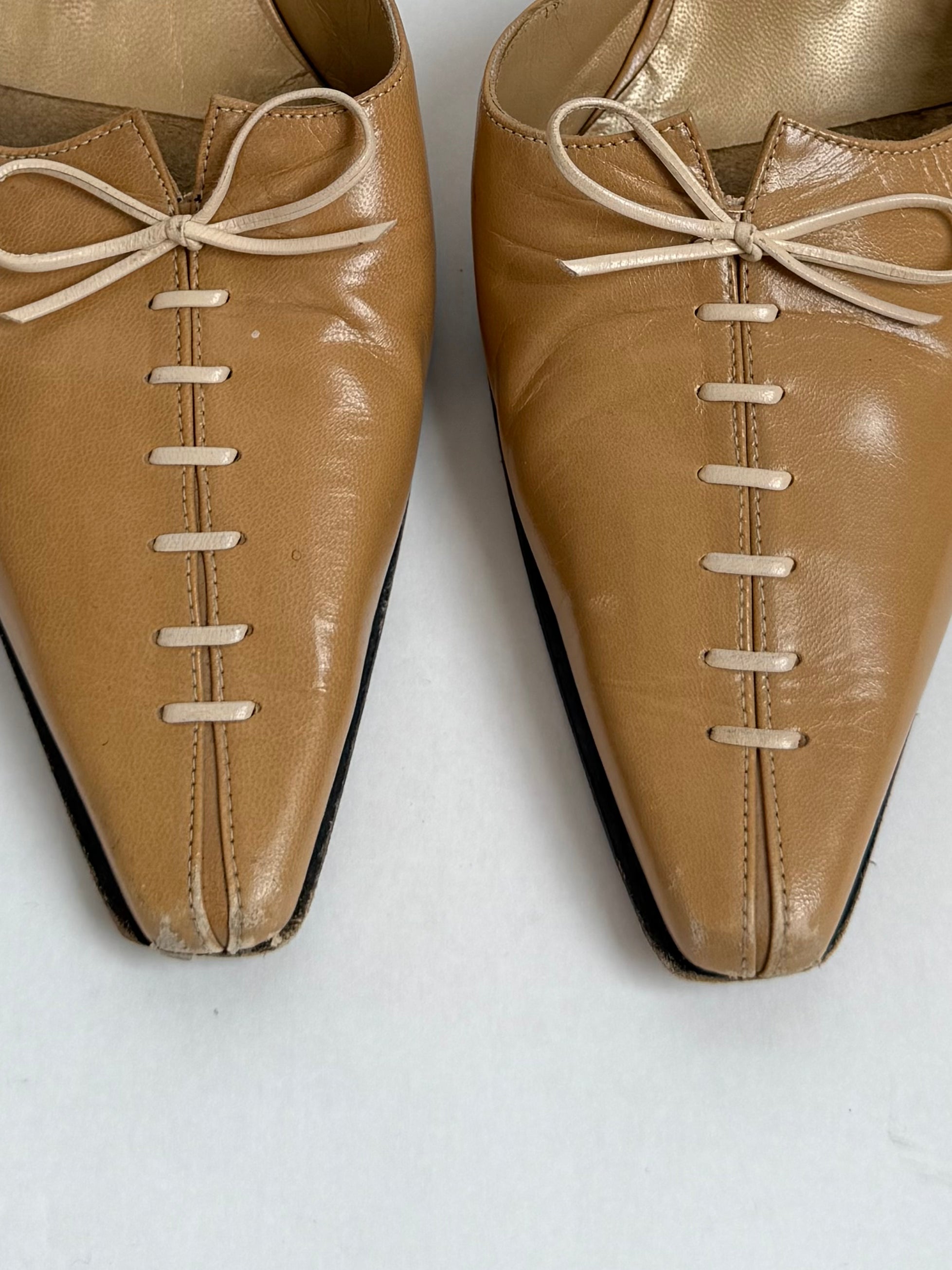 Stuart Weitzman Tie Mules / 7.5