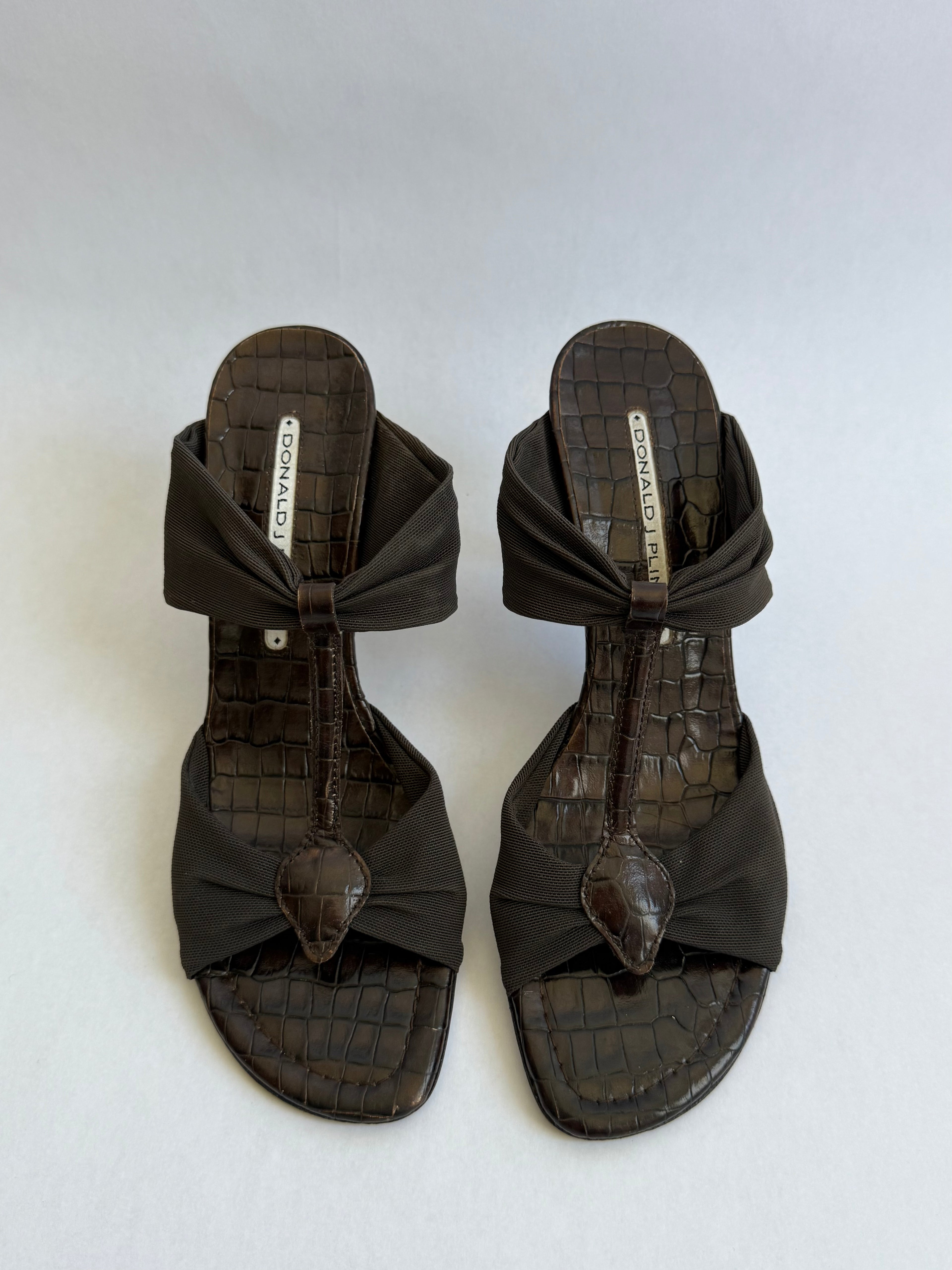 Donald J Pliner T-Strap Heels