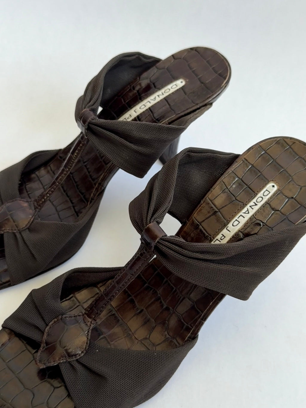 Donald J Pliner T-Strap Heels