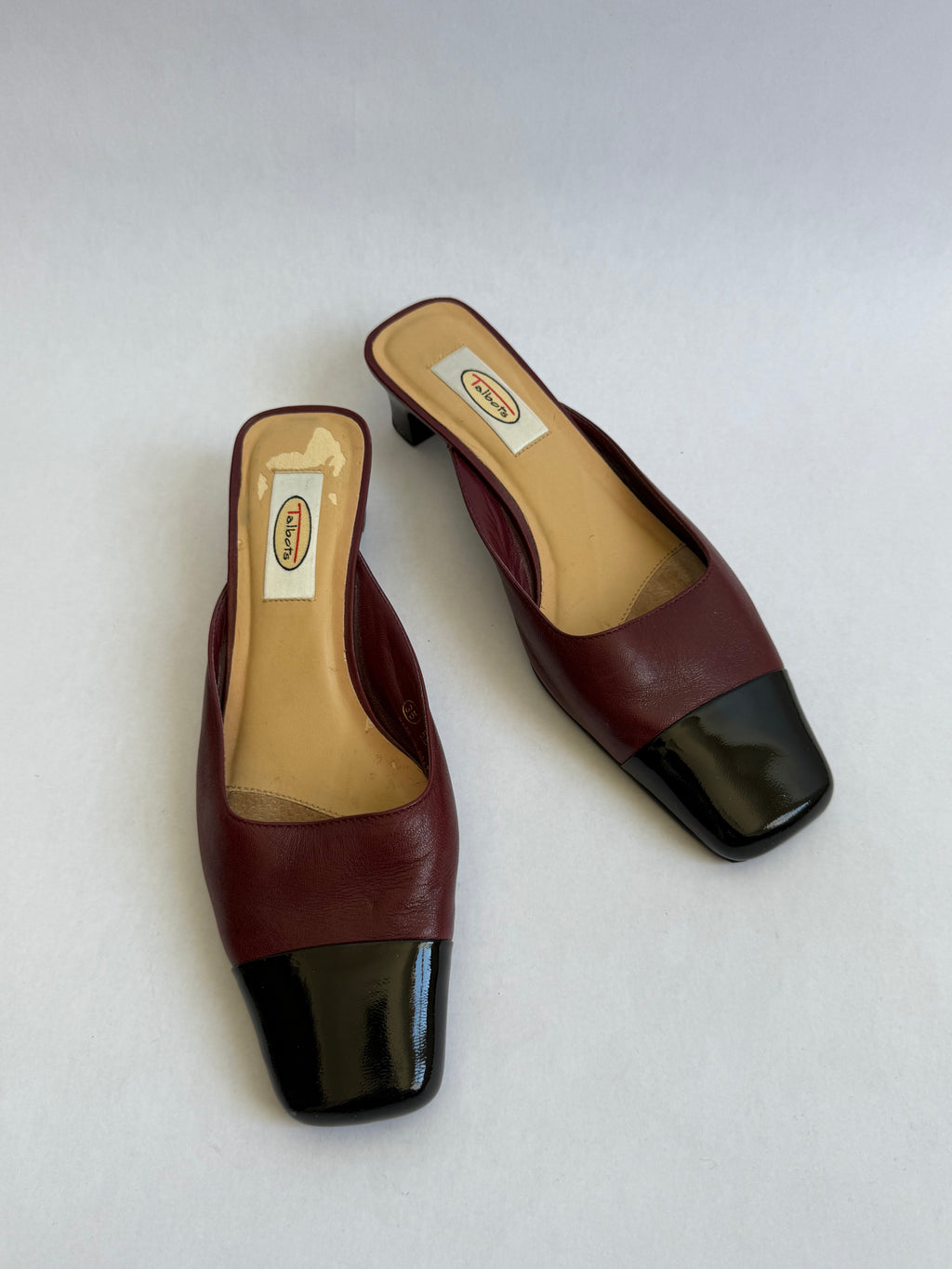Talbots Color-block Mules / US 6