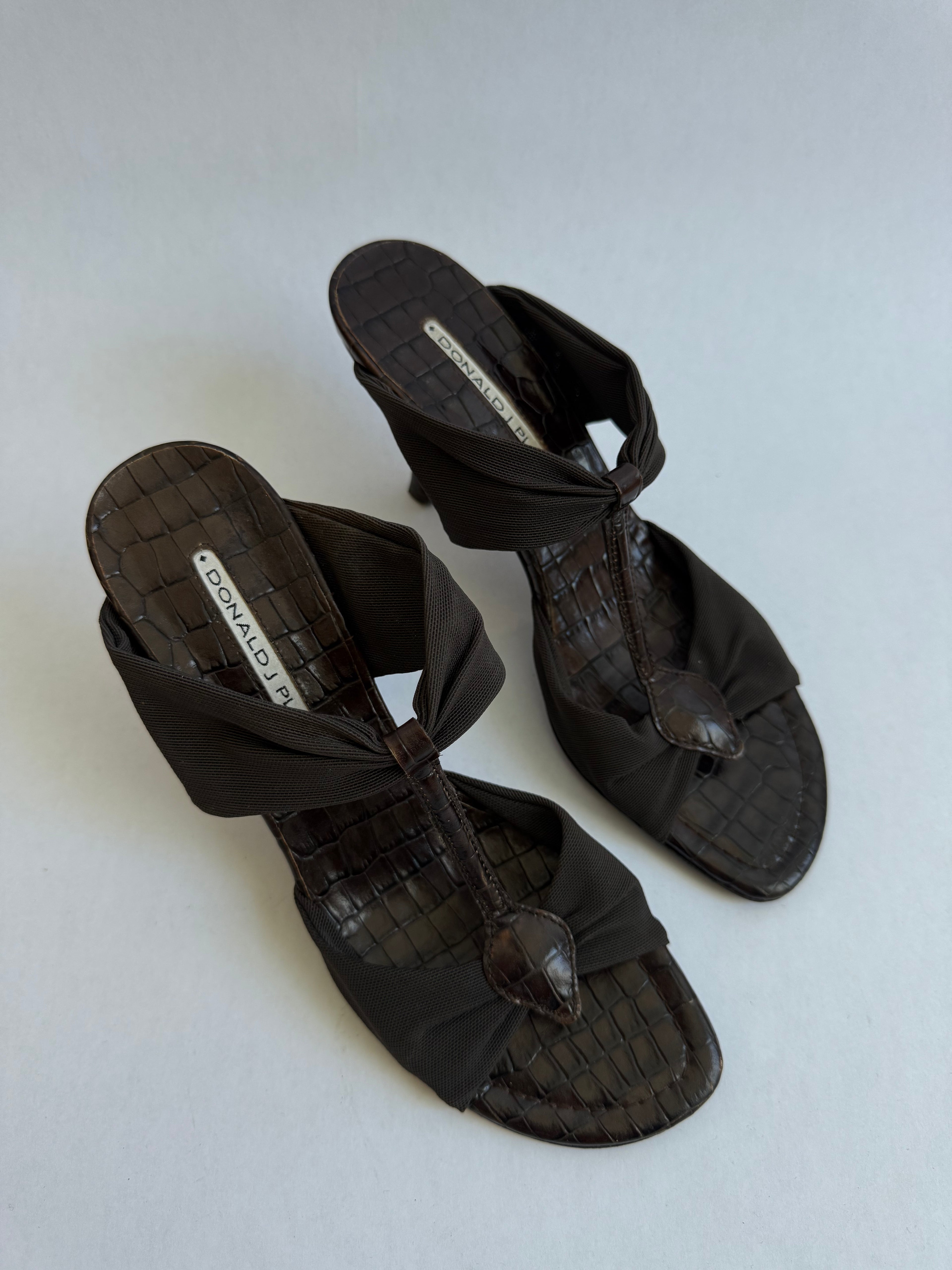 Donald J Pliner T-Strap Heels