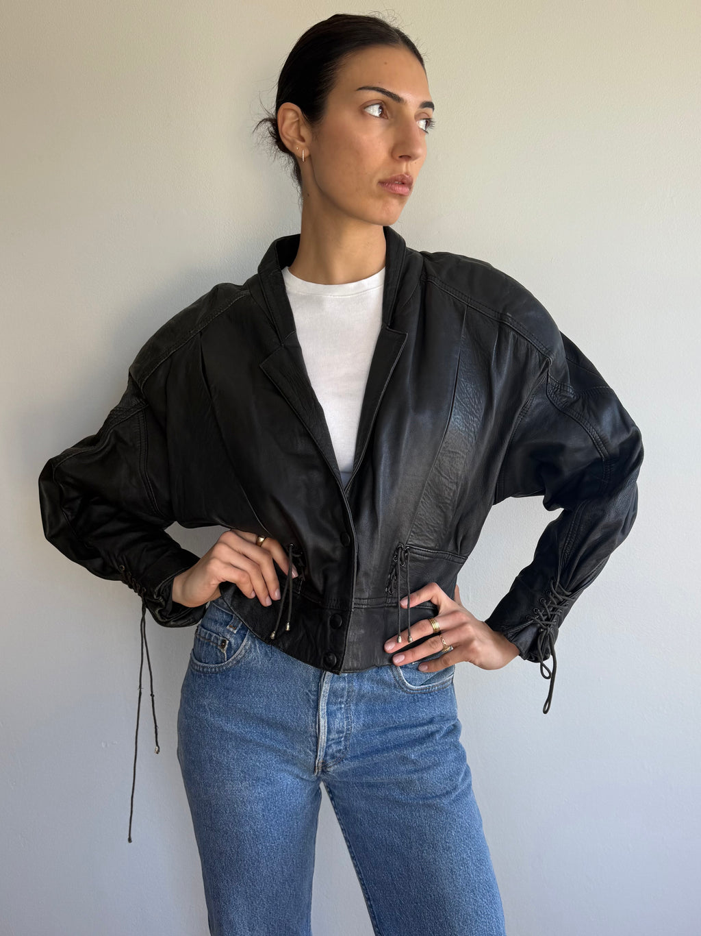 Vintage 80s Leather Jacket
