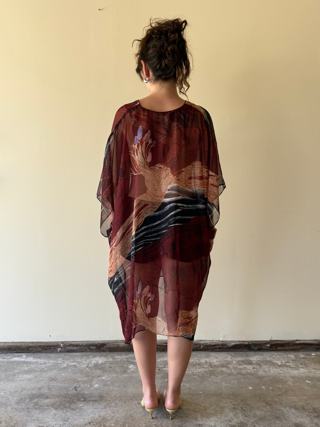 Vintage sheer kaftan