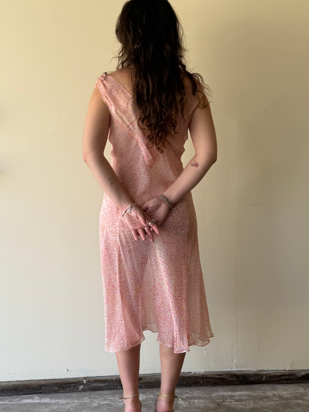 Silk Talbots Sheer Dress / 6