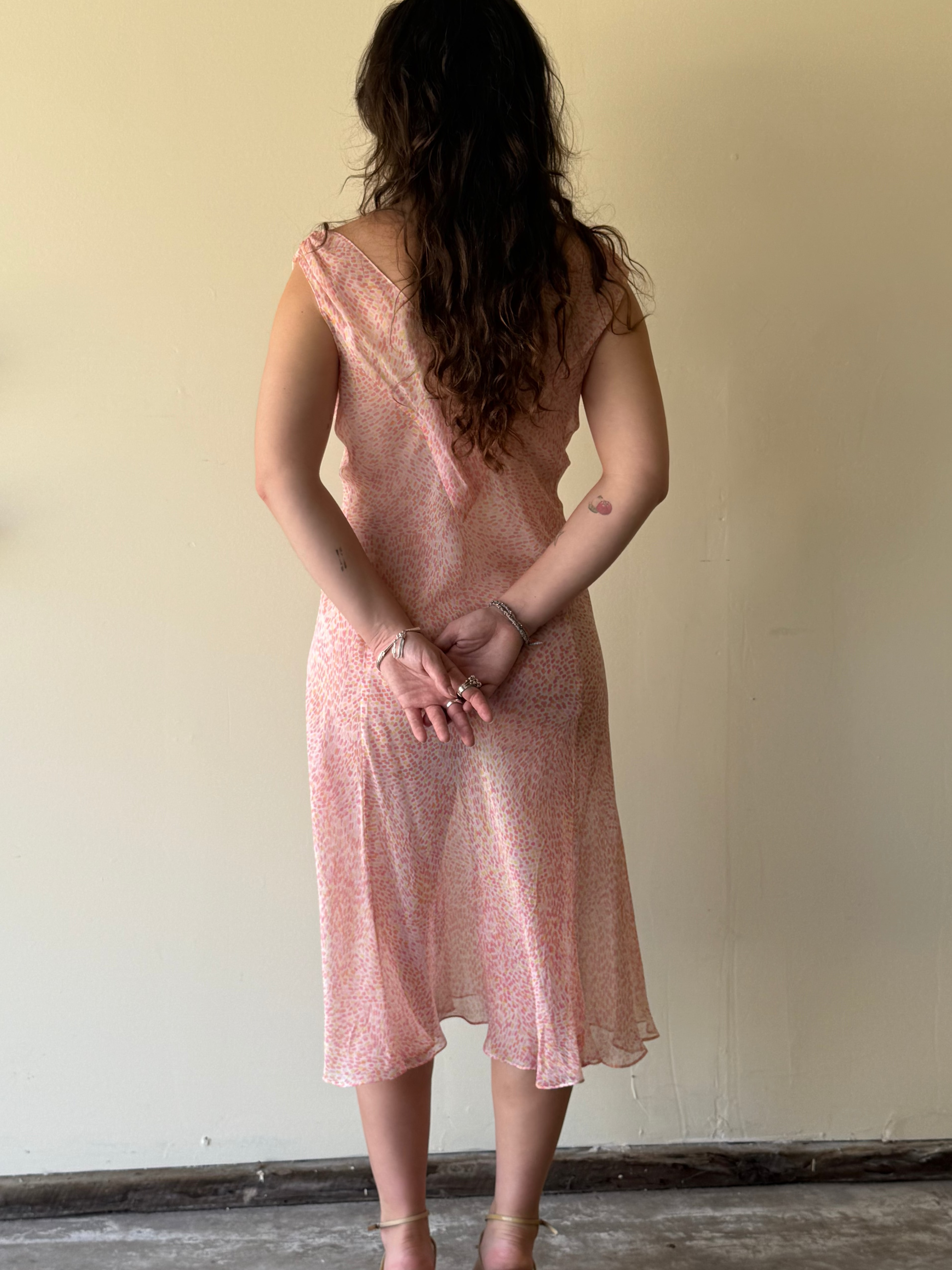 Silk Talbots Sheer Dress / 6