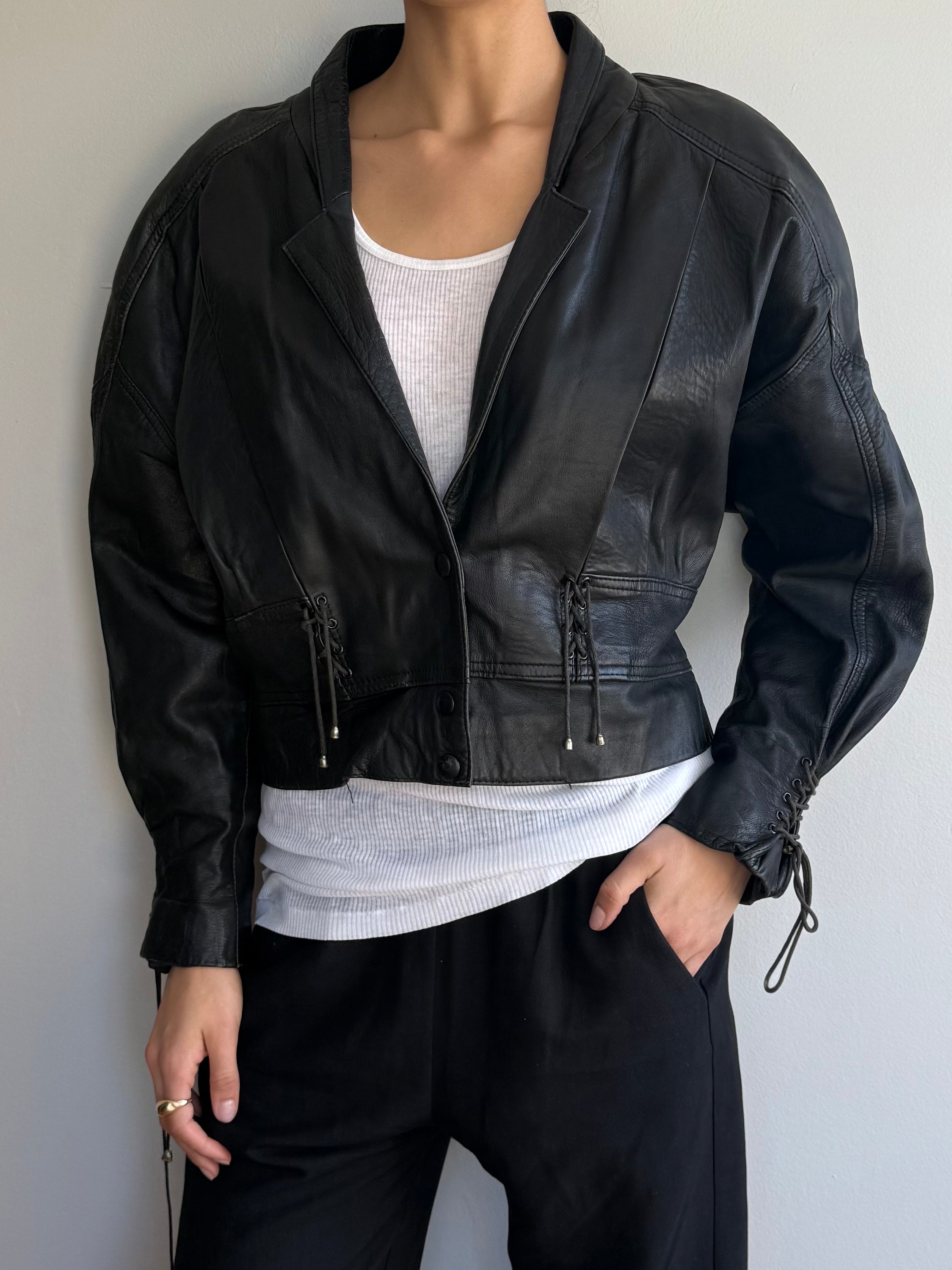 Vintage 80s Leather Jacket