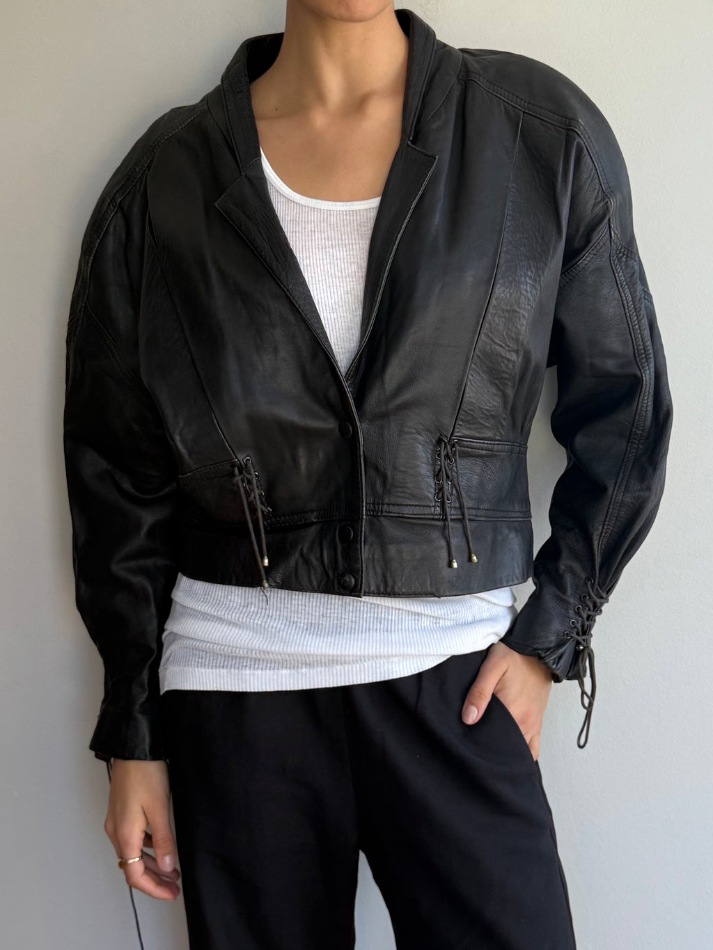 Vintage 80s Leather Jacket