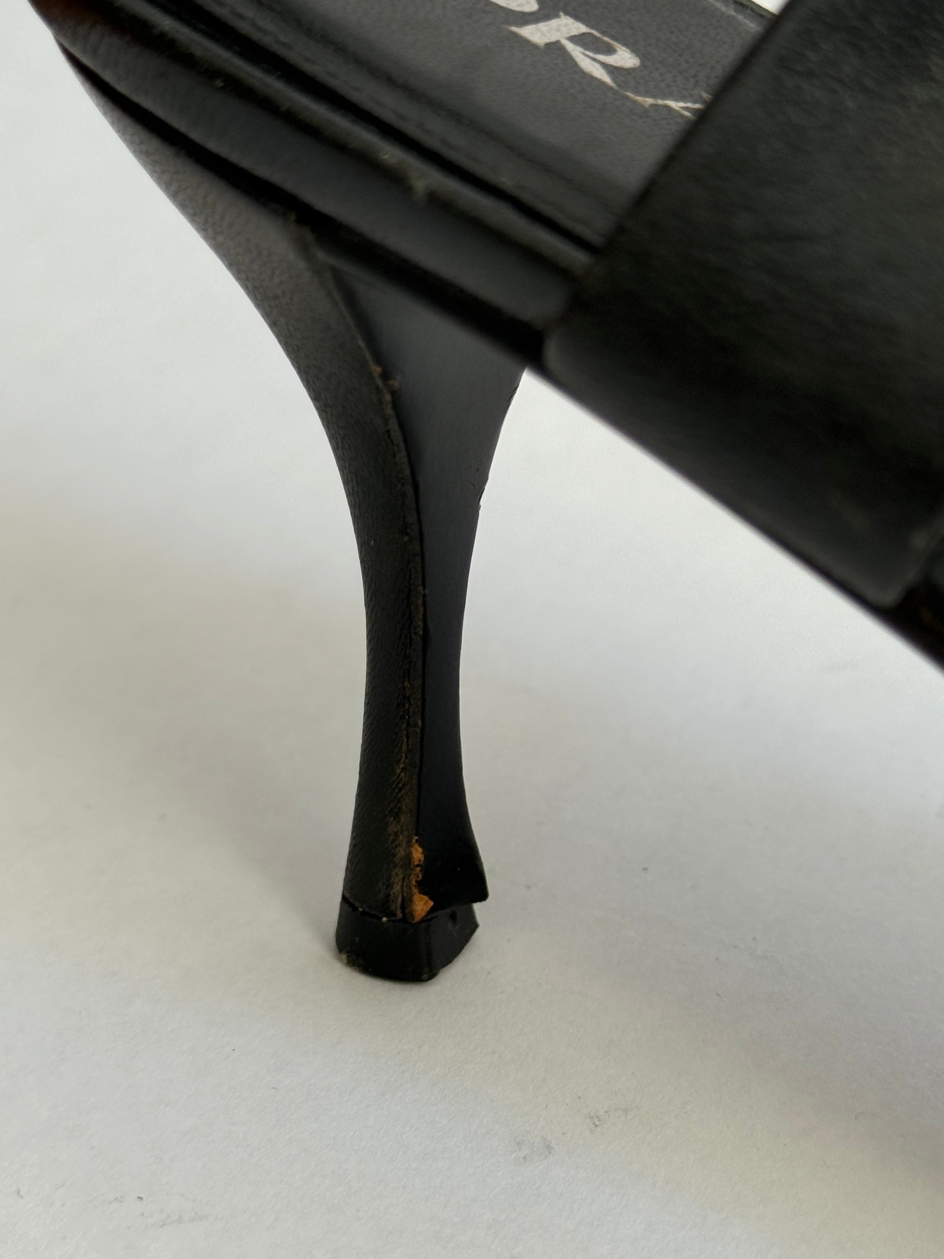 Prada T-Strap Black Heels / EU 36.5