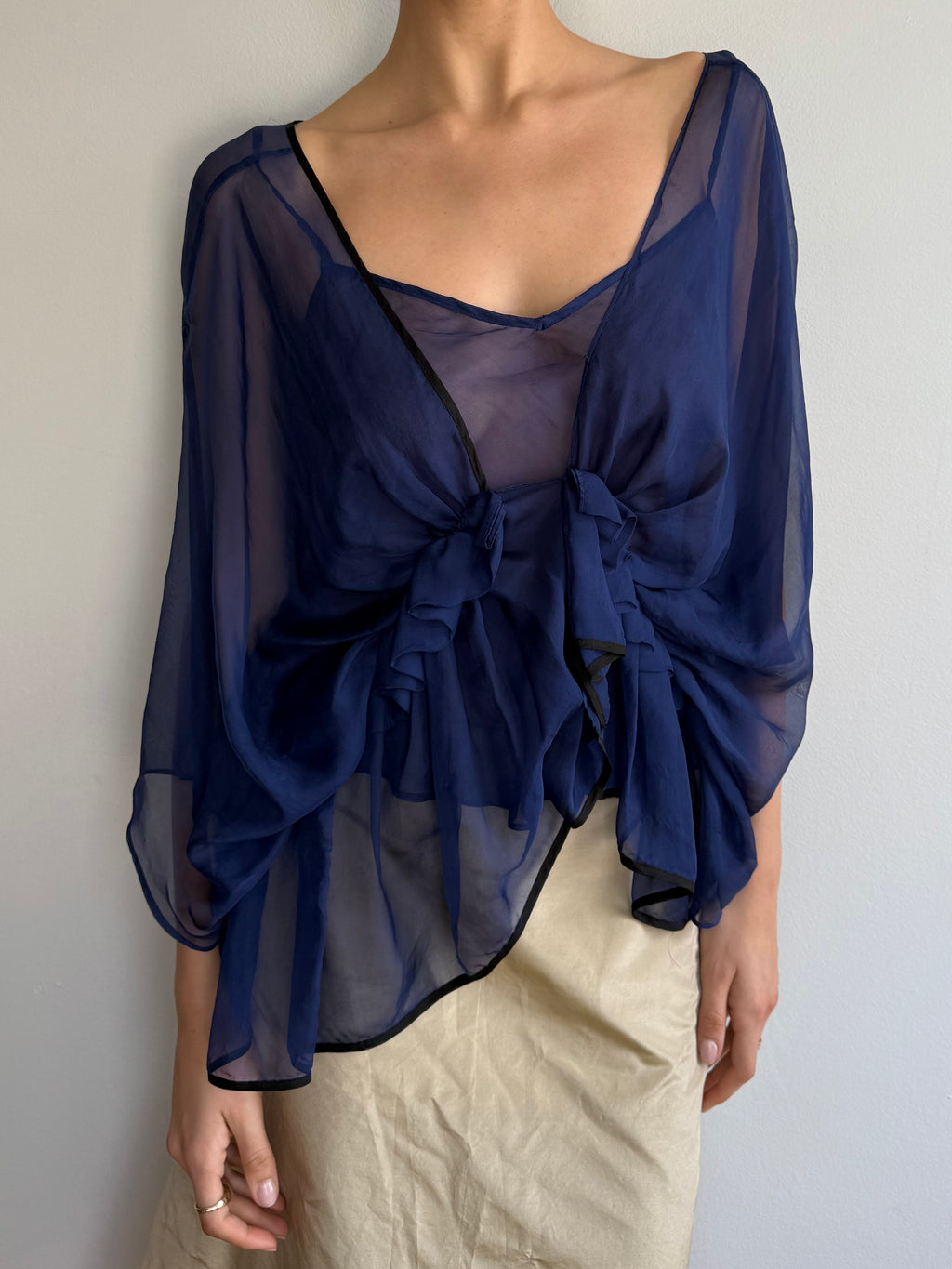Robert Rodrigez Chiffon Blouse / Size 8
