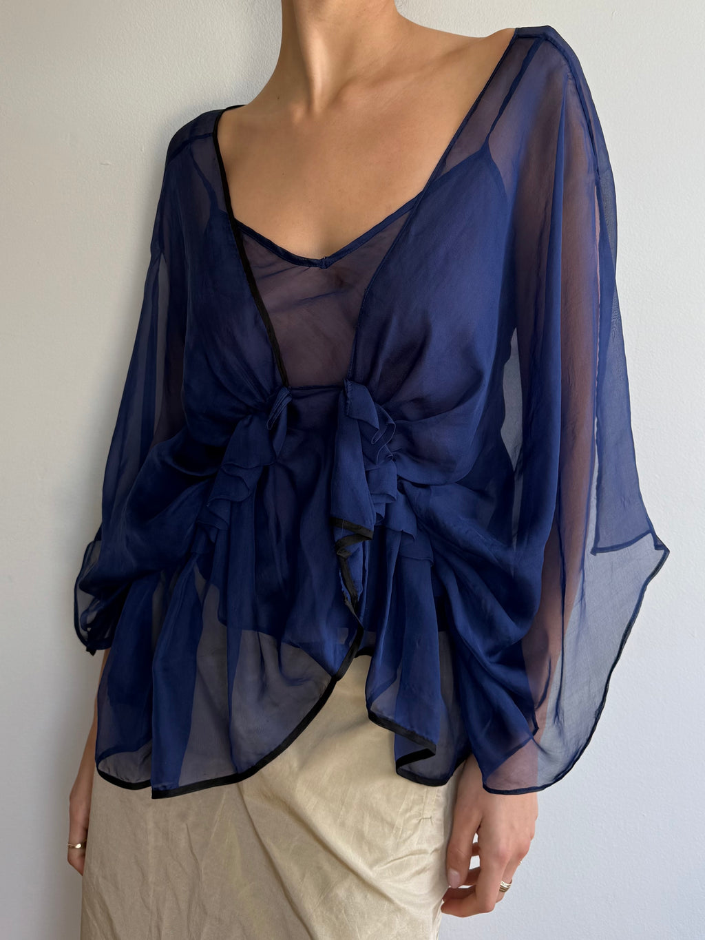 Robert Rodrigez Chiffon Blouse / Size 8