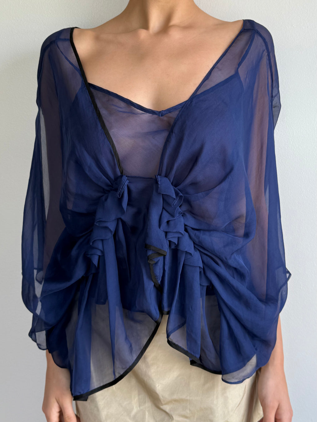 Robert Rodrigez Chiffon Blouse / Size 8