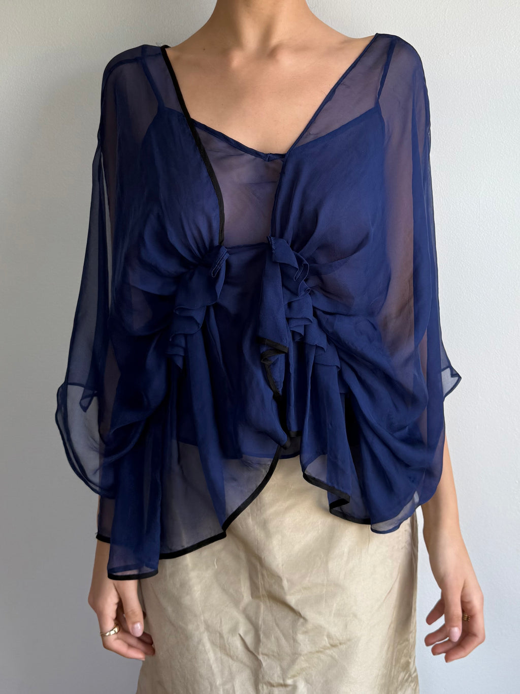 Robert Rodrigez Chiffon Blouse / Size 8