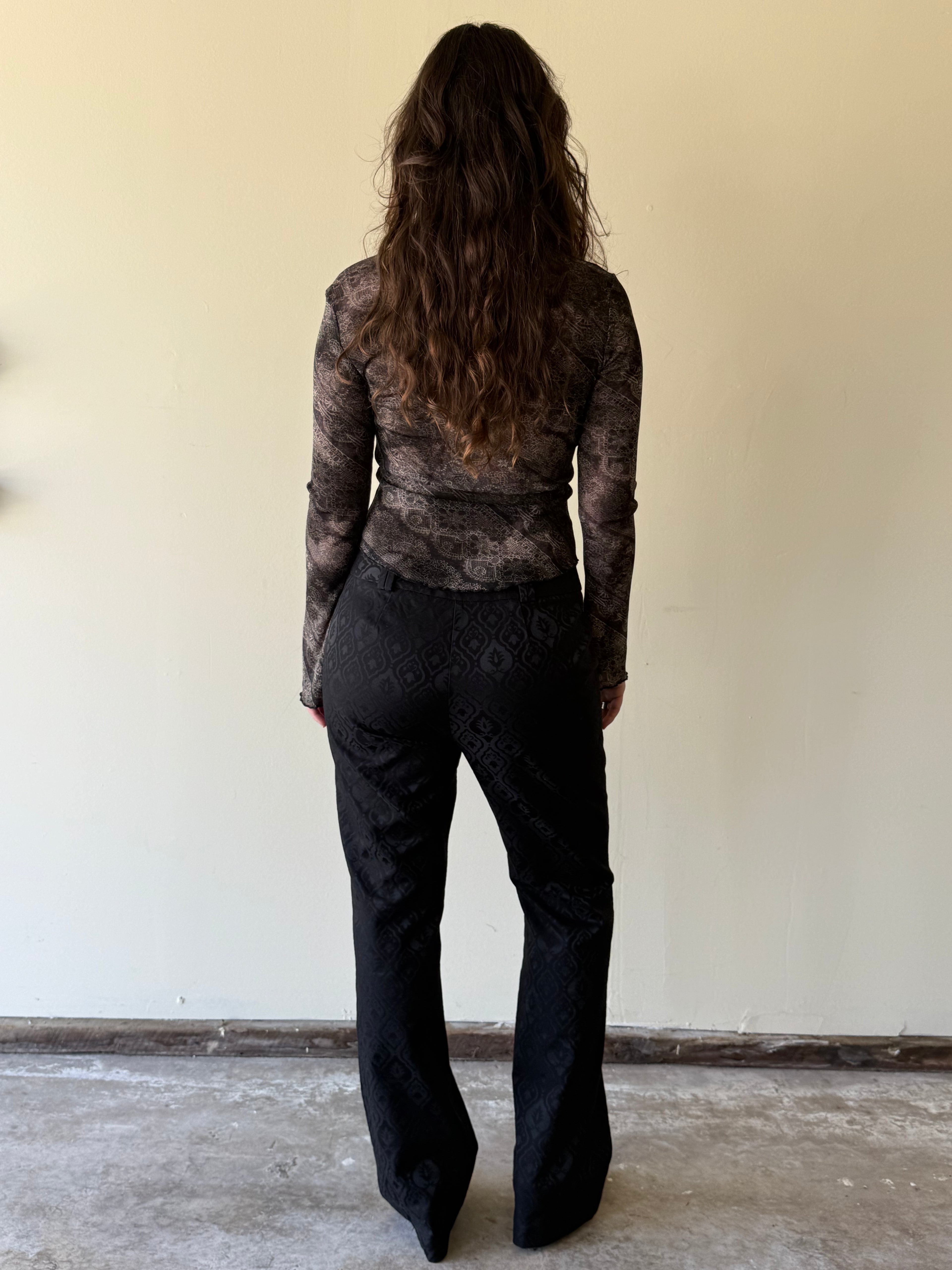 INC Embossed Printed Trousers / 6