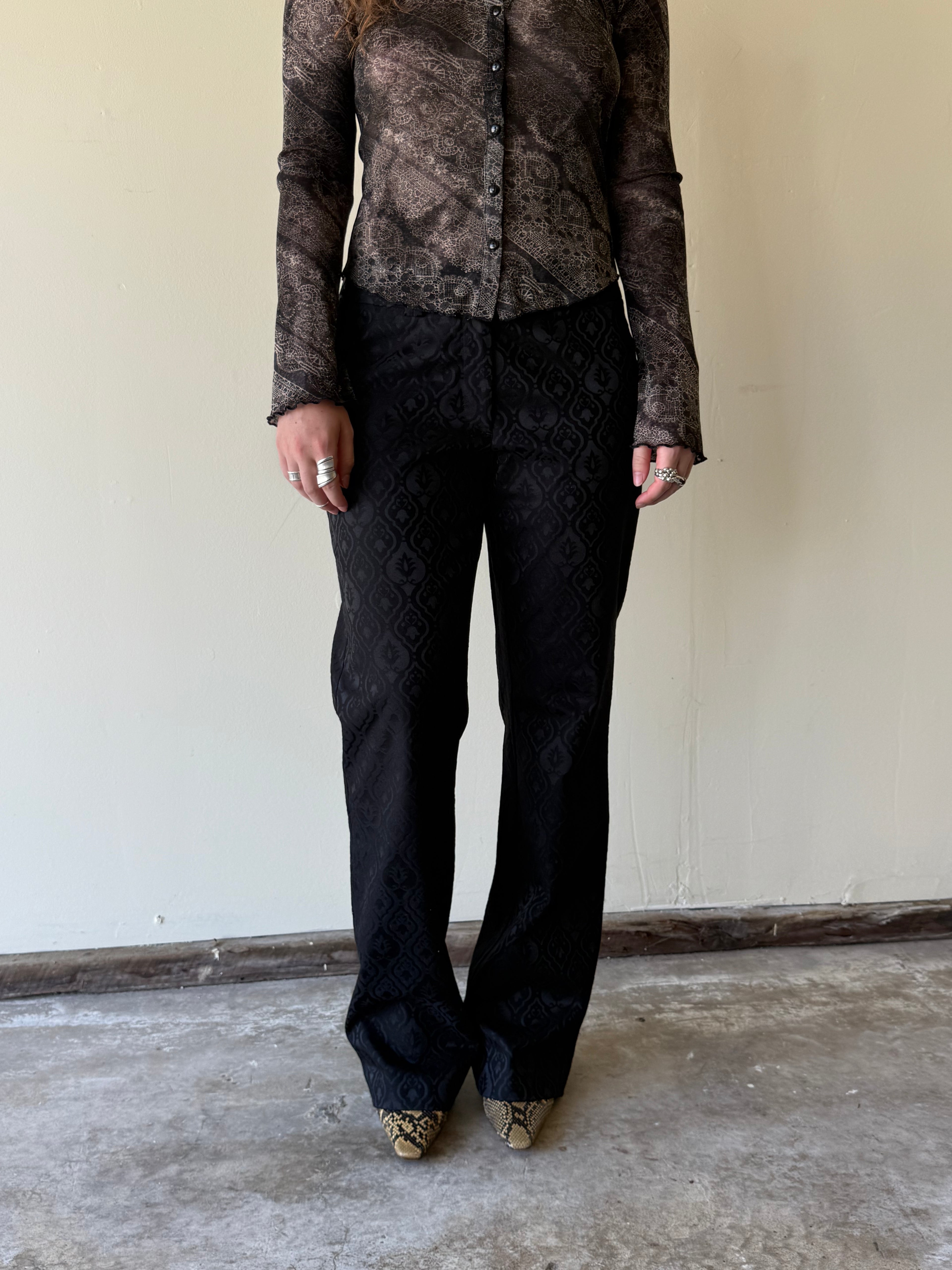 INC Embossed Printed Trousers / 6