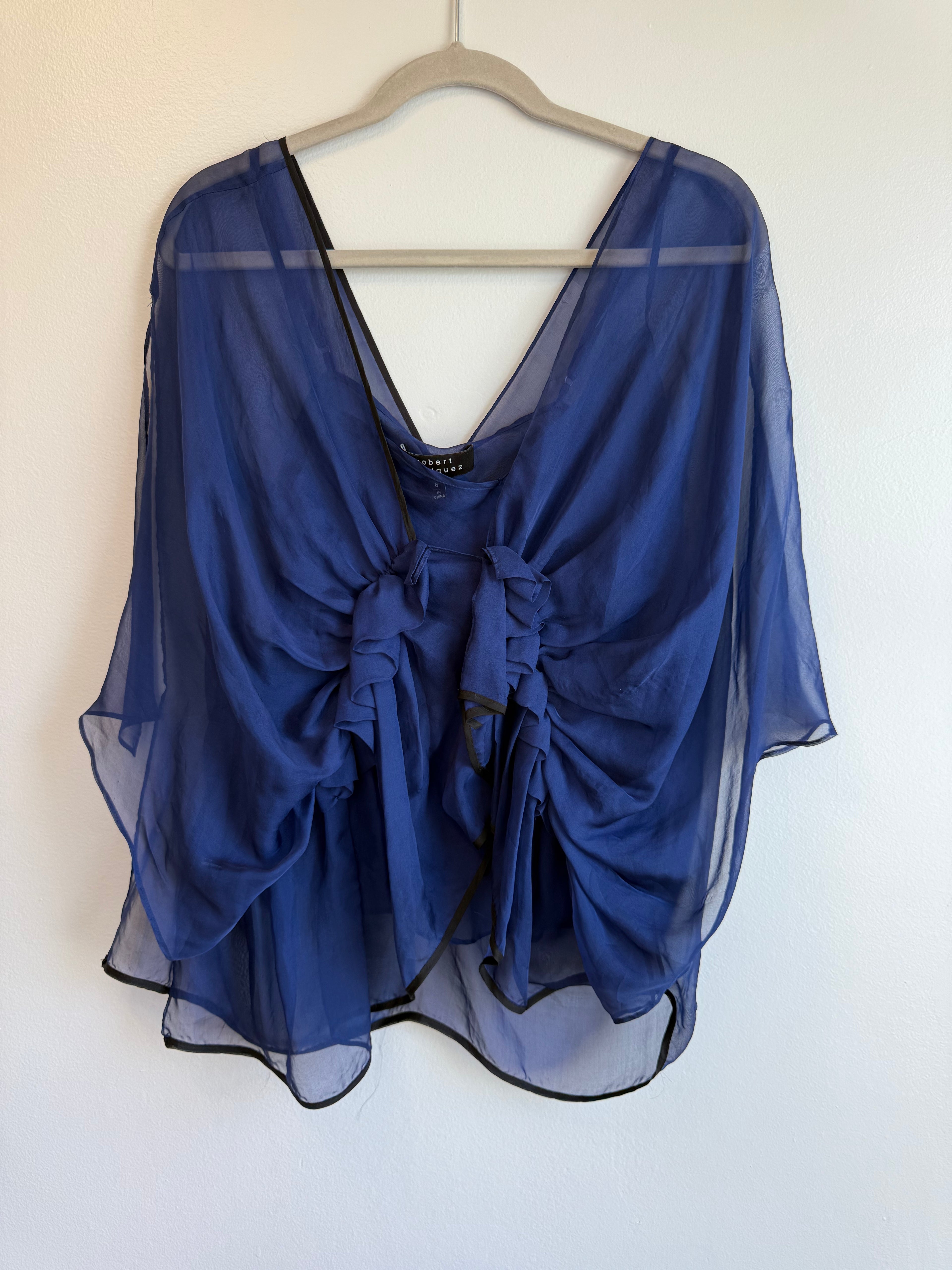Robert Rodrigez Chiffon Blouse / Size 8