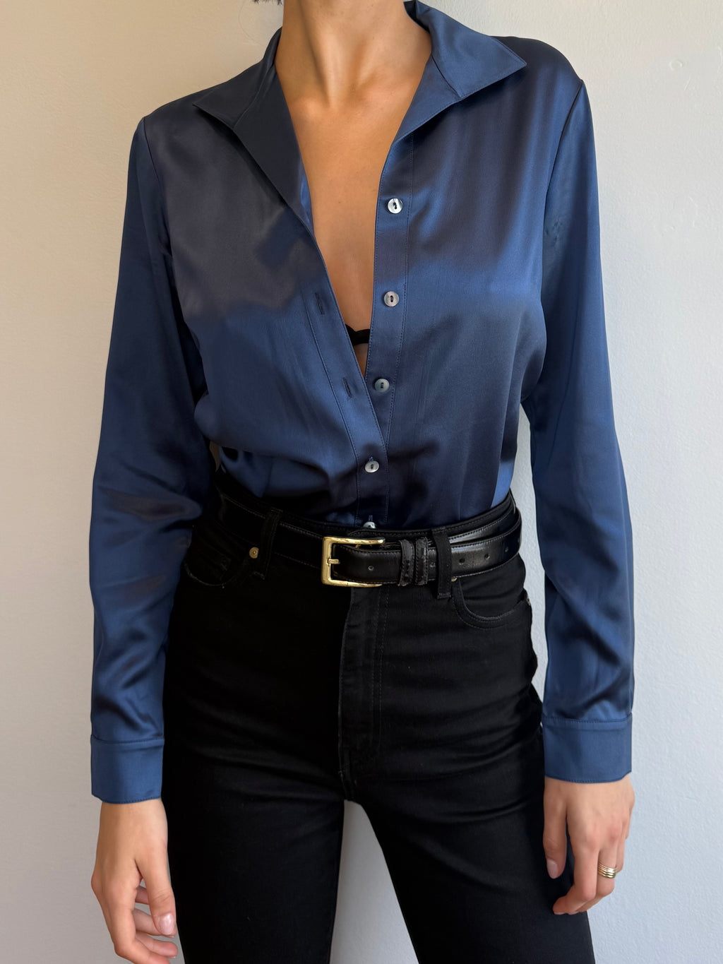 Lafayette 148 Silk Blouse / Size 4