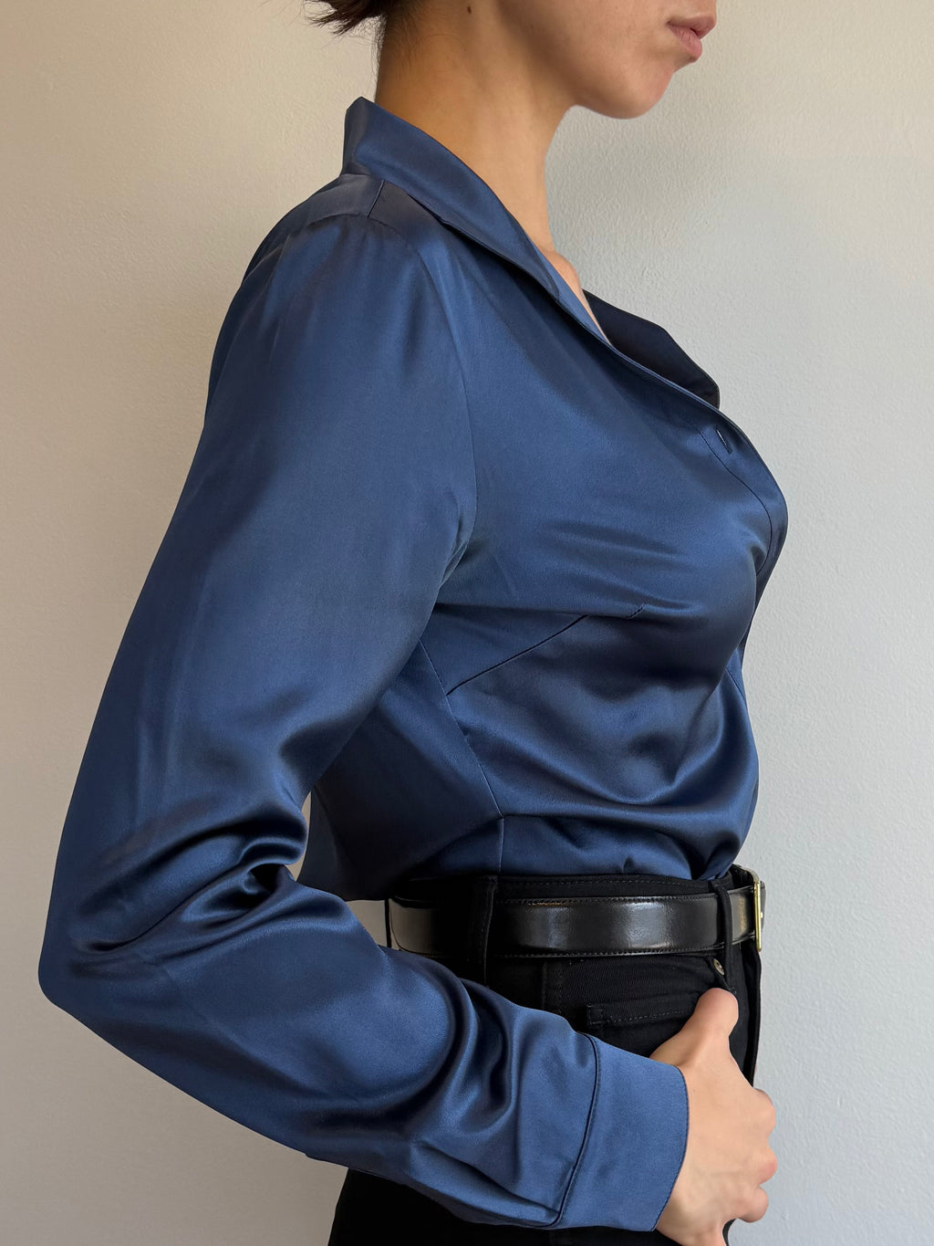 Lafayette 148 Silk Blouse / Size 4